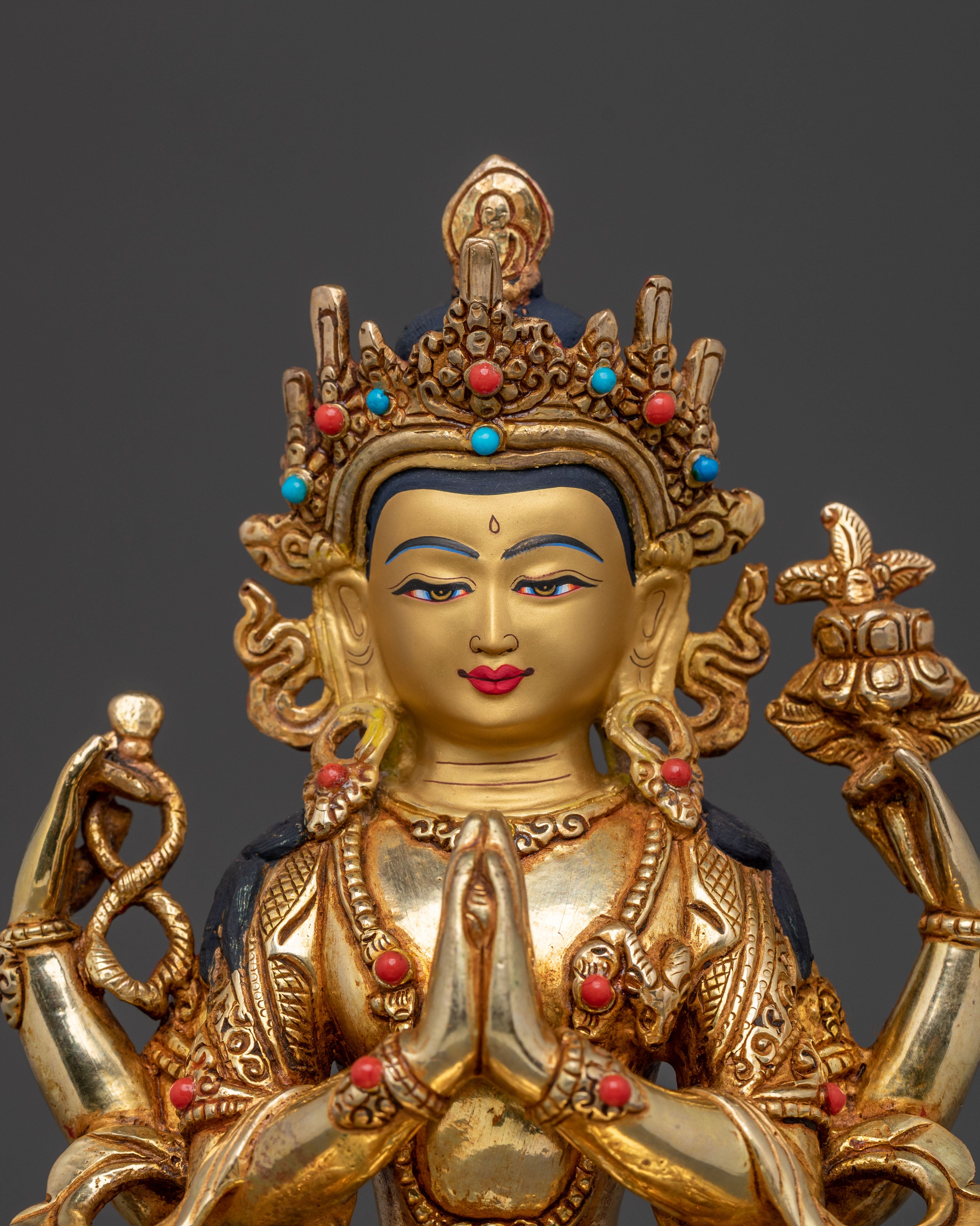 Protector Chenrezig Statue | Avalokiteshvara Figurine