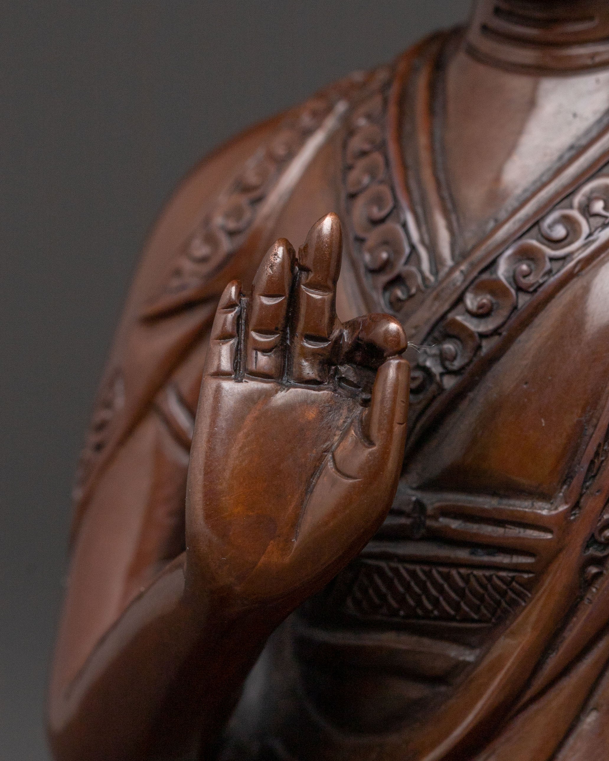 Tsongkhapa Divine Statue with Disciples: Altar Decor