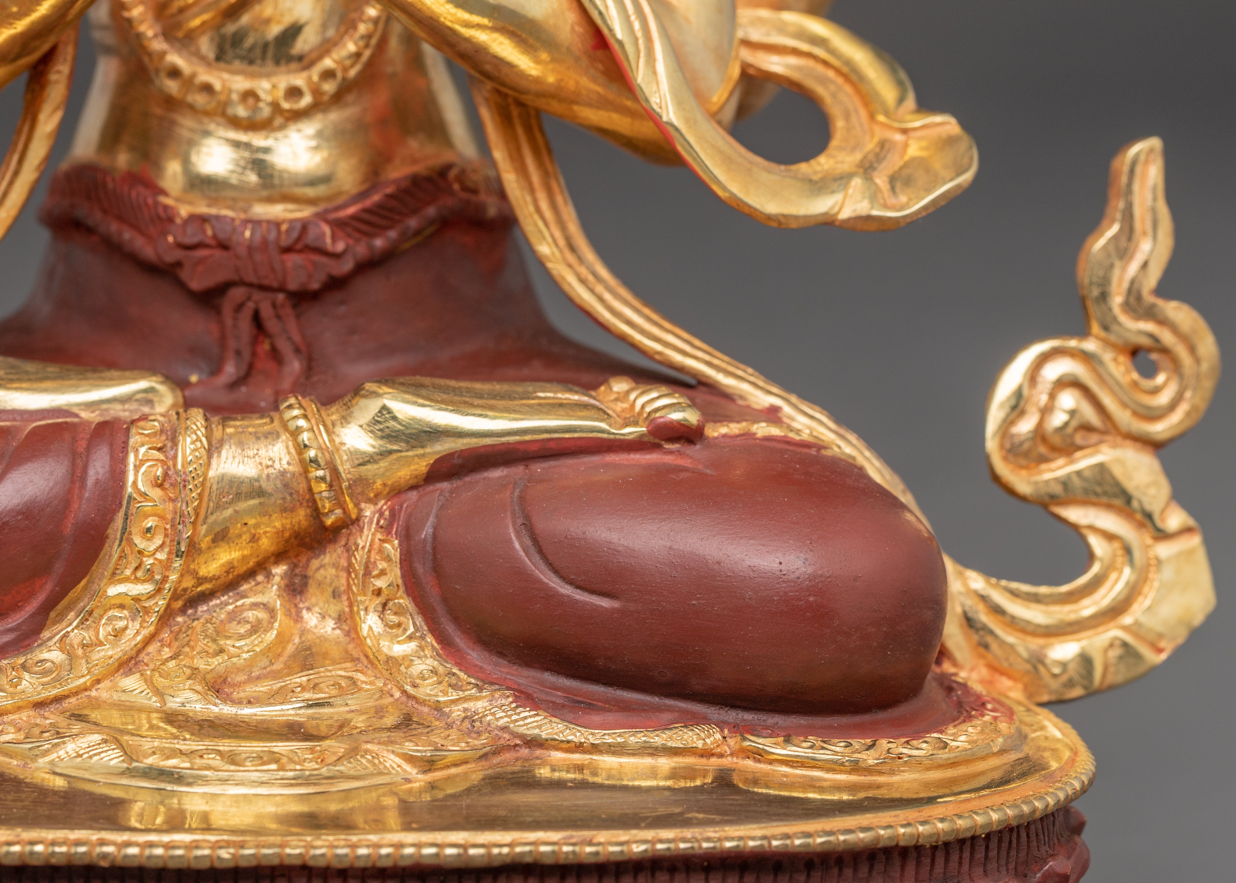 Handcrafted Nepalese Chenrezig Copper Statue | Symbol of Compassion