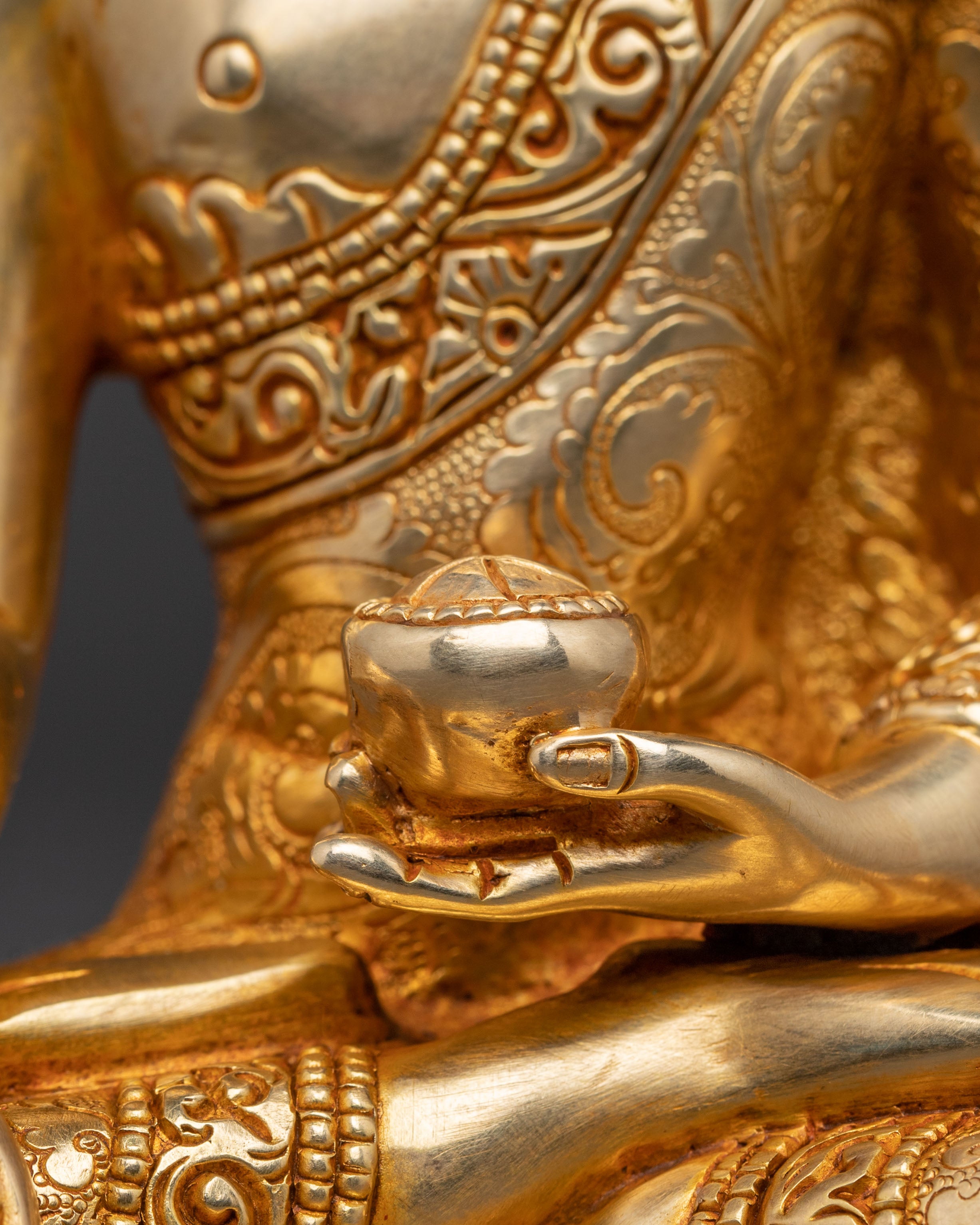 Handmade Radiant Shakyamuni Buddha Statue | Historical Buddha