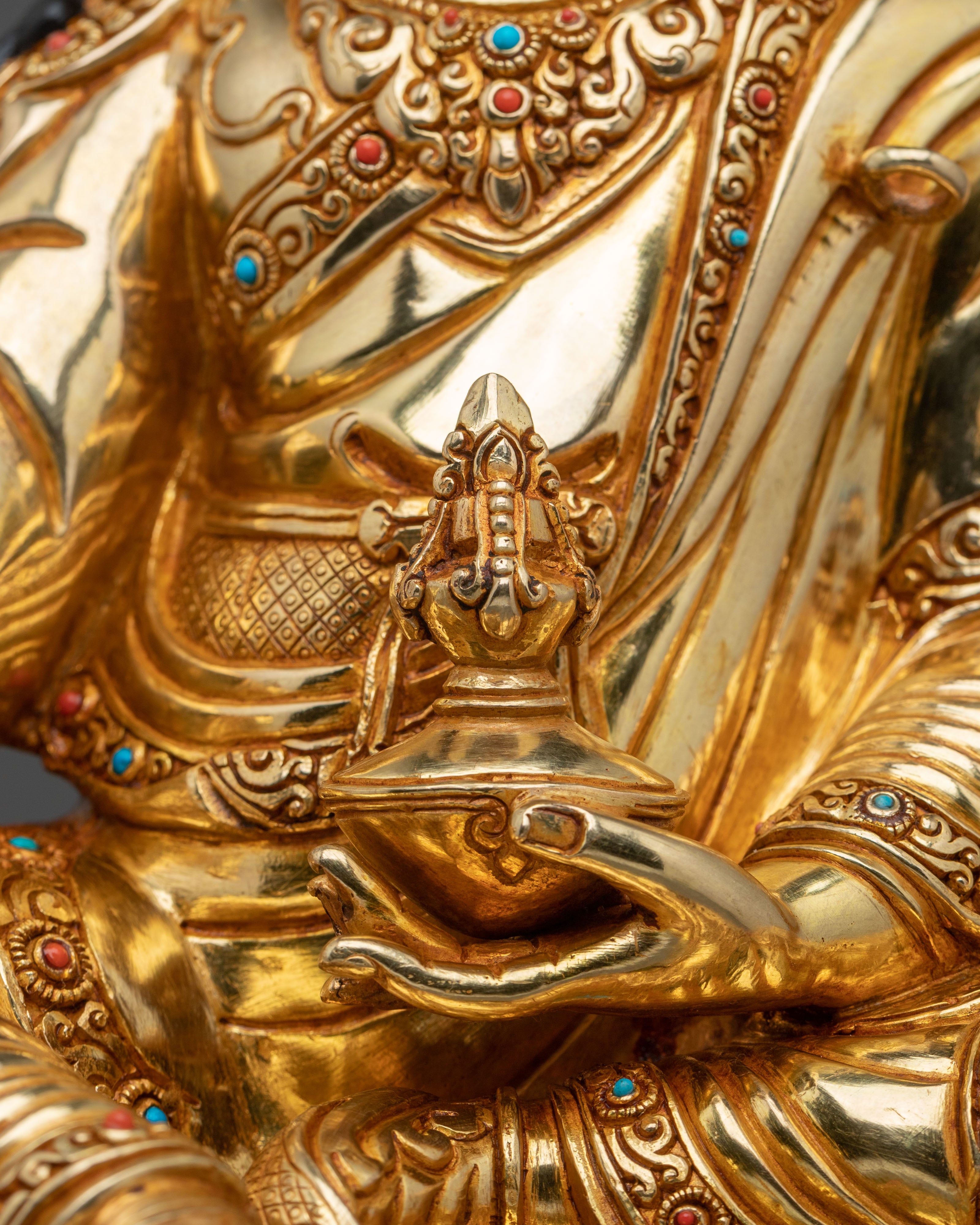 Padmasambhava Sculpture | Tibetan Buddhist Guru Figurine