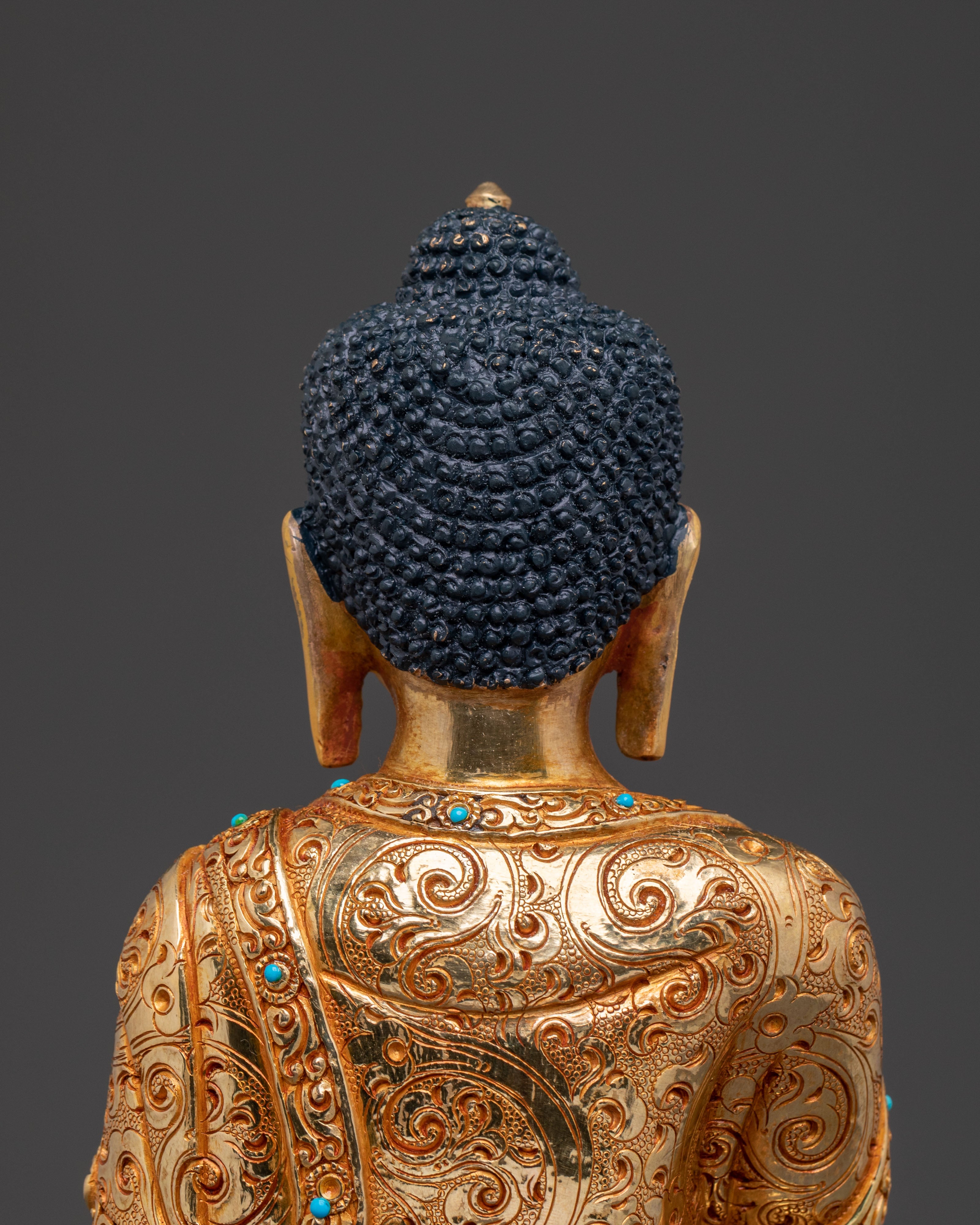 Shakyamuni Buddha Traditional Golden Statue
