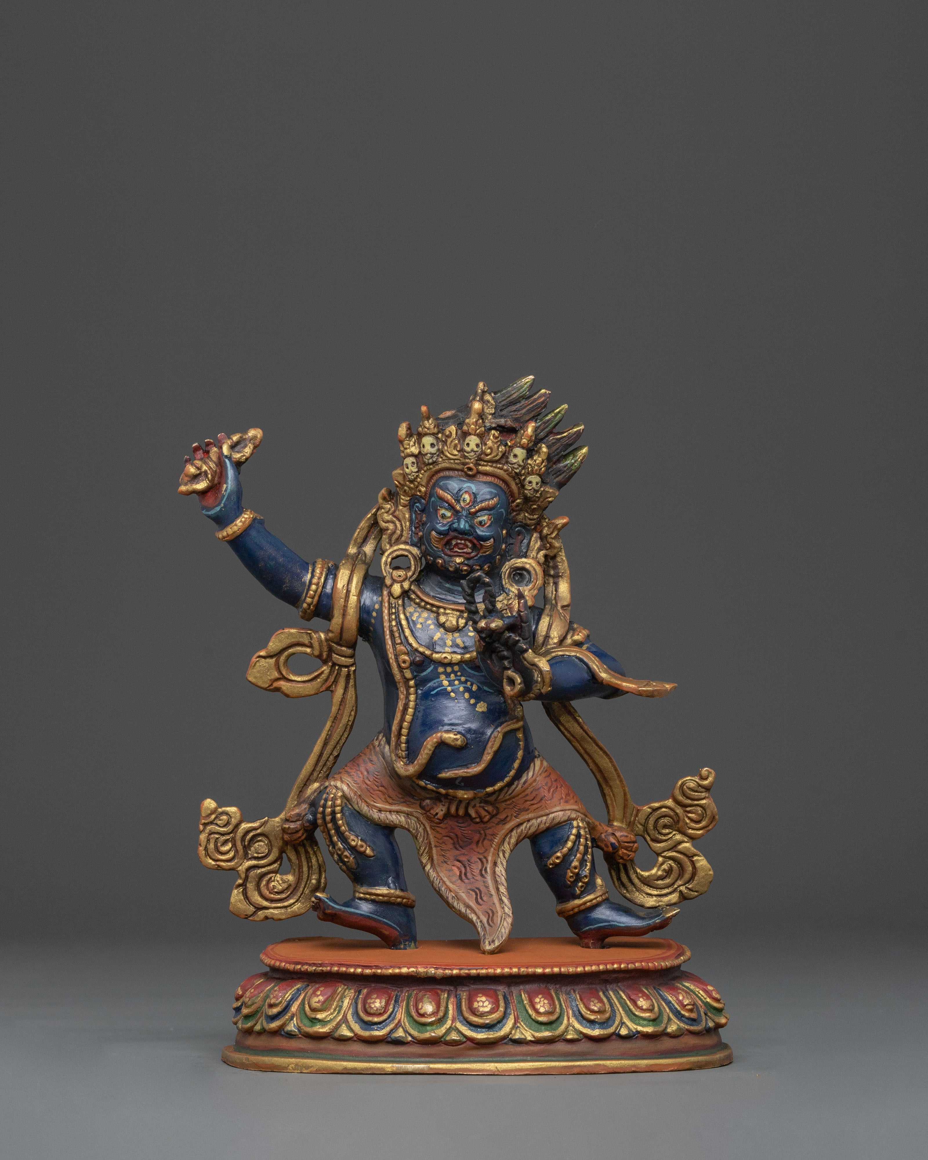 Vajrapani Sacred Protector Statue | Wrathful Guardian of Power