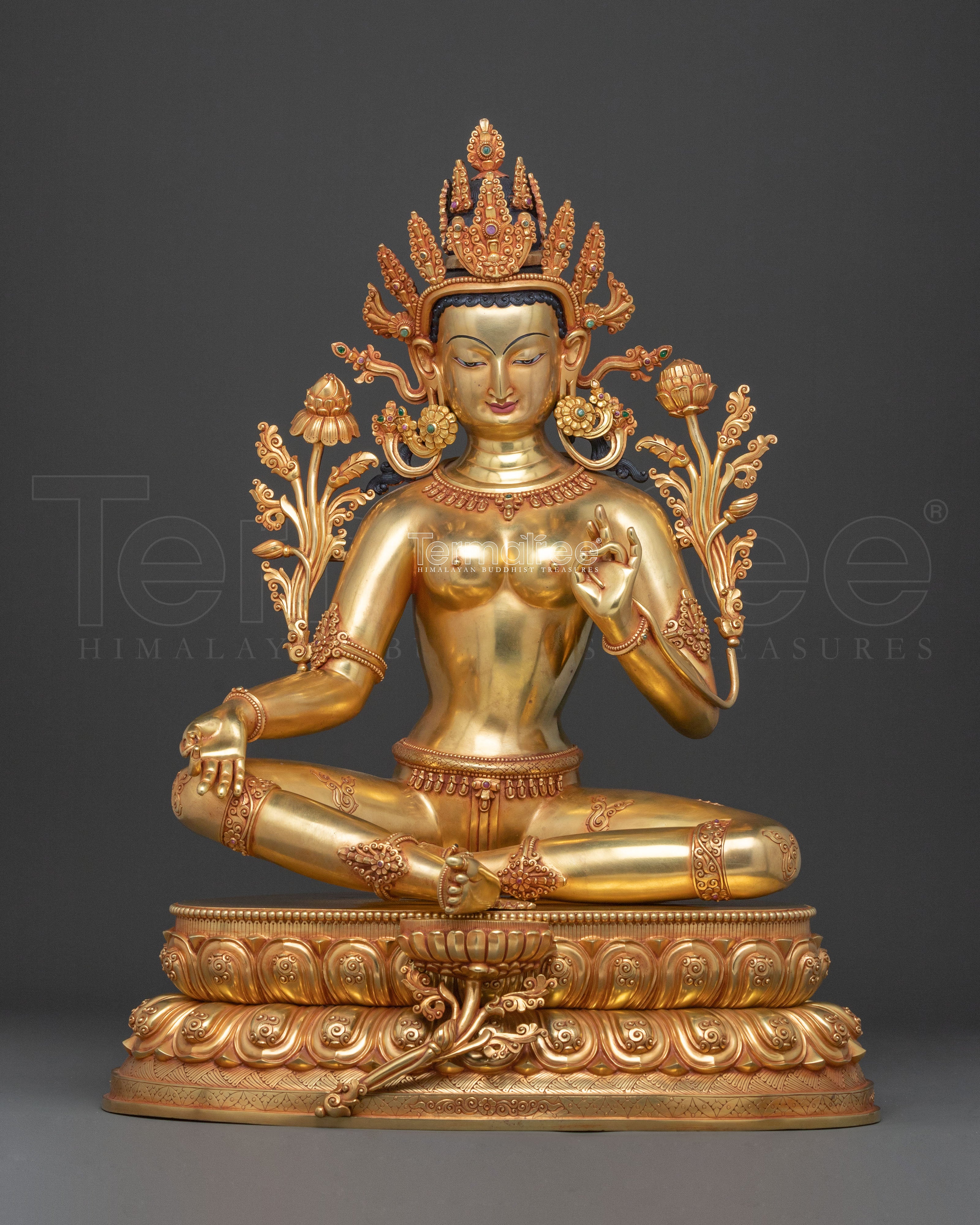 Green Tara Statue