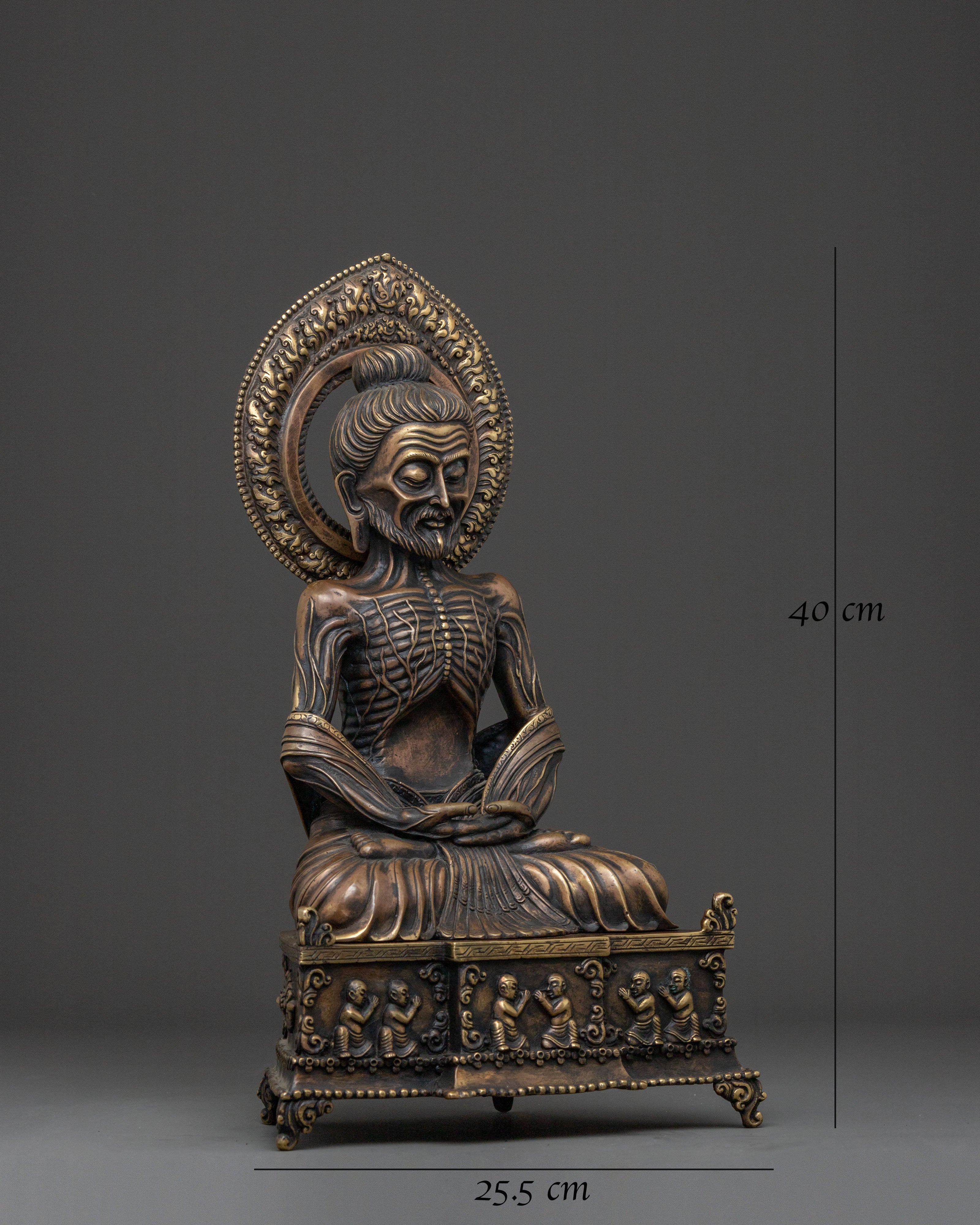Fasting Buddha Spiritual Statue | Meditational Figure