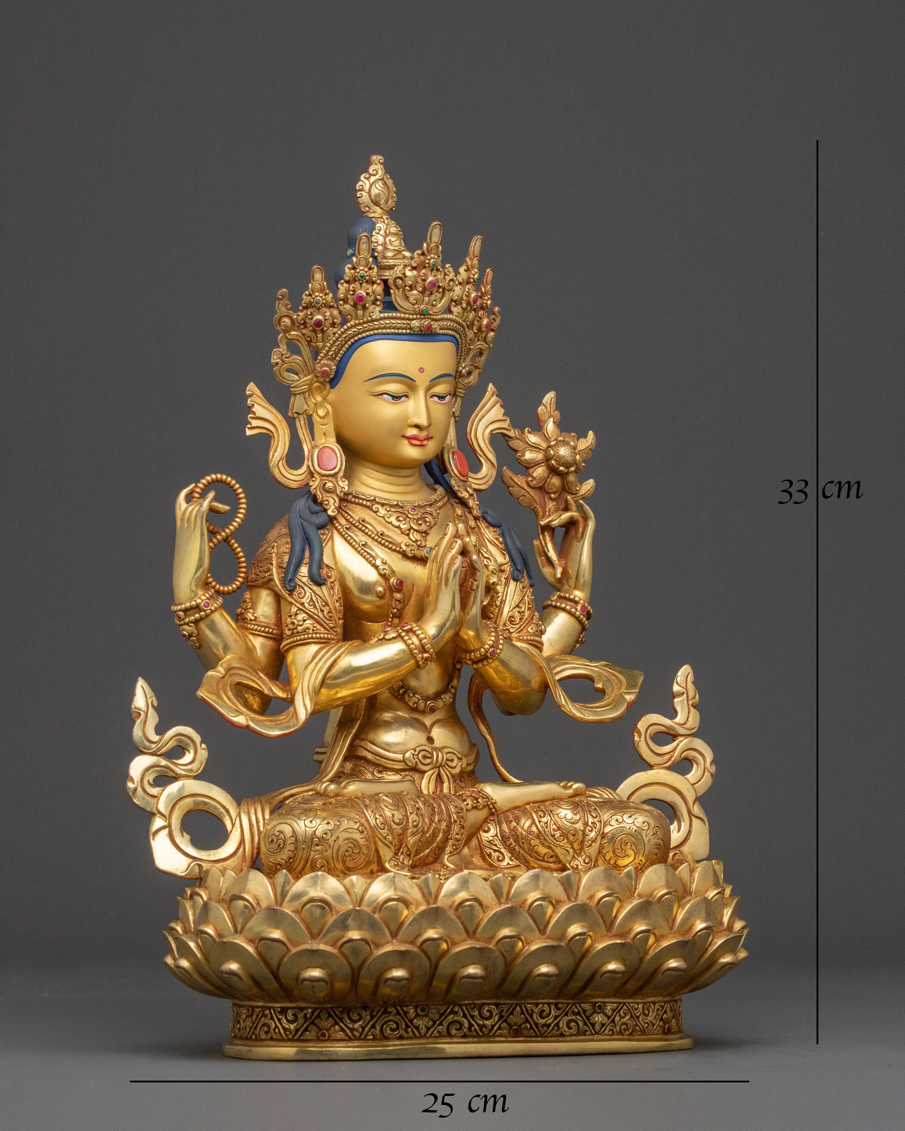 Radiant Avalokiteshvara Statue | Blessing Figure