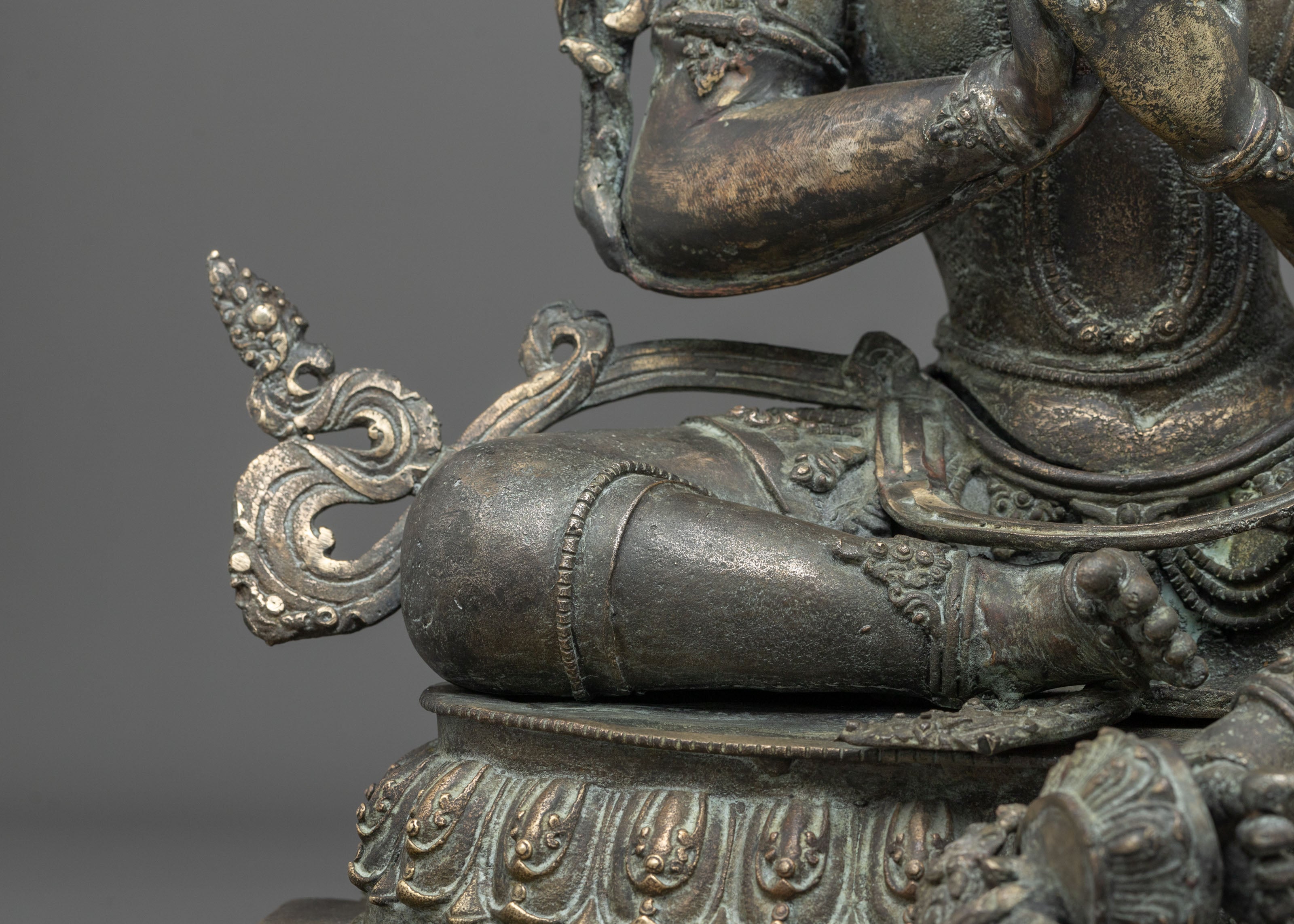 Tikshna Manjushri Spiritual Copper Statue | Antique Finish