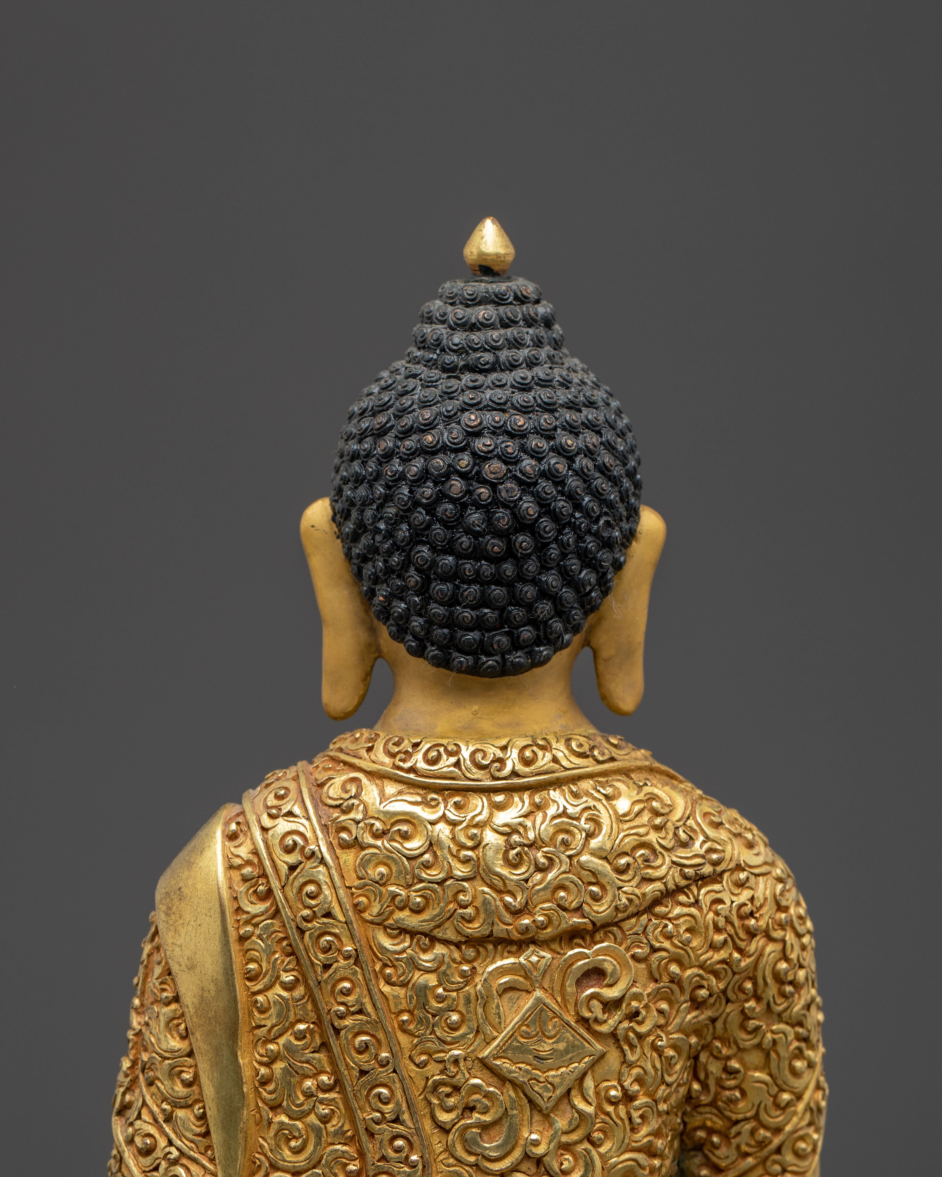 Shakyamuni Buddha Statue with Gemstones | Mindfulness & Dharma Decor