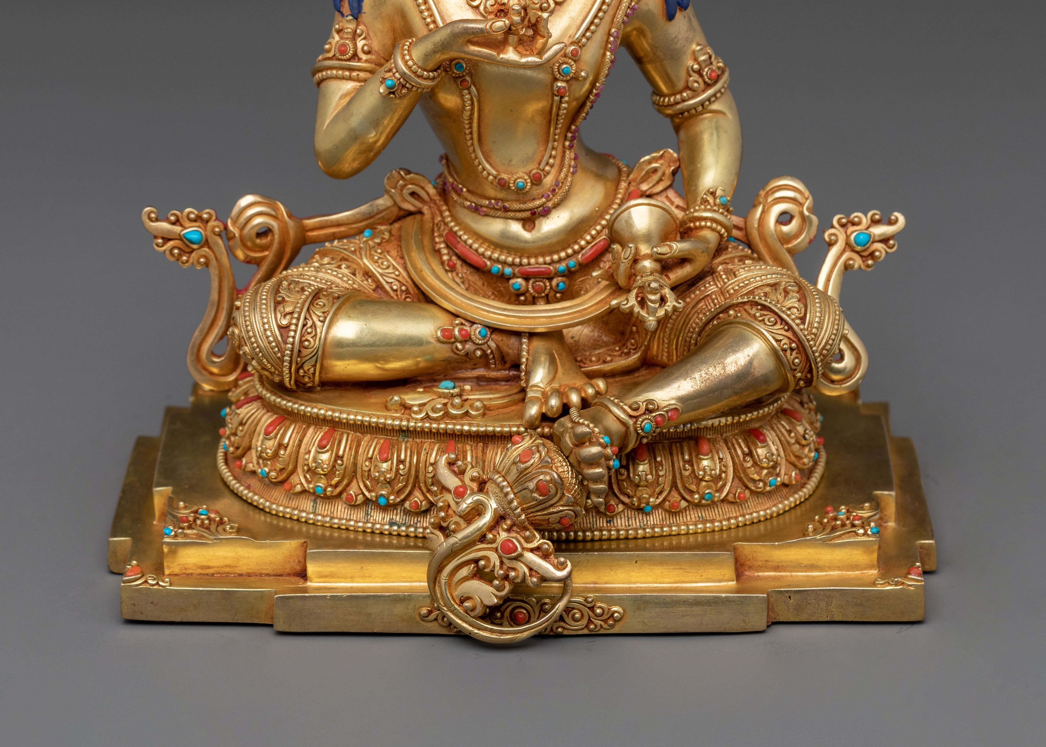 Vajrasattva Handcrafted Sculpture | Buddhist Purification Deity