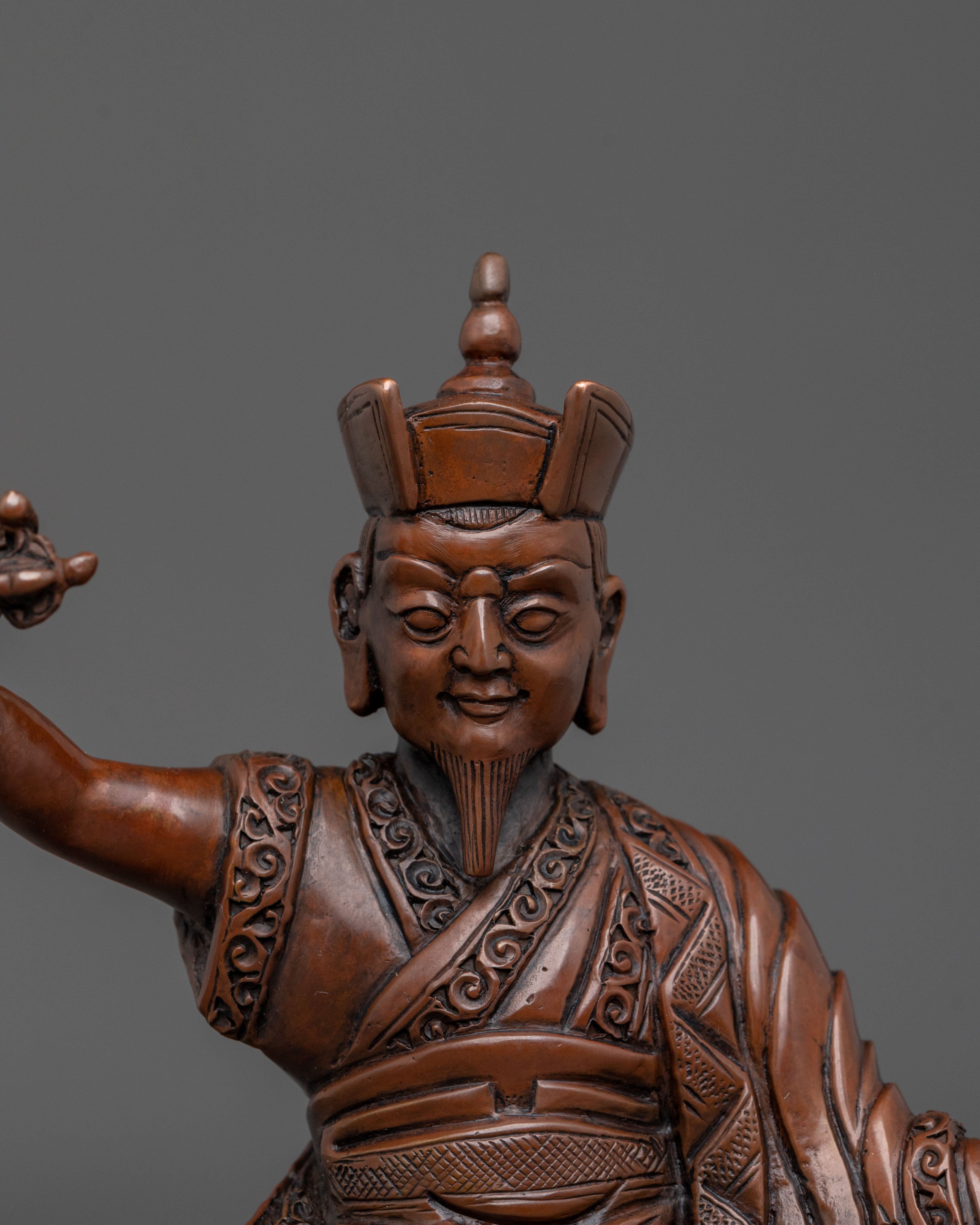 Tibetan Buddhist Master Karmapa Statue | Sacred Buddhist Altar Decor