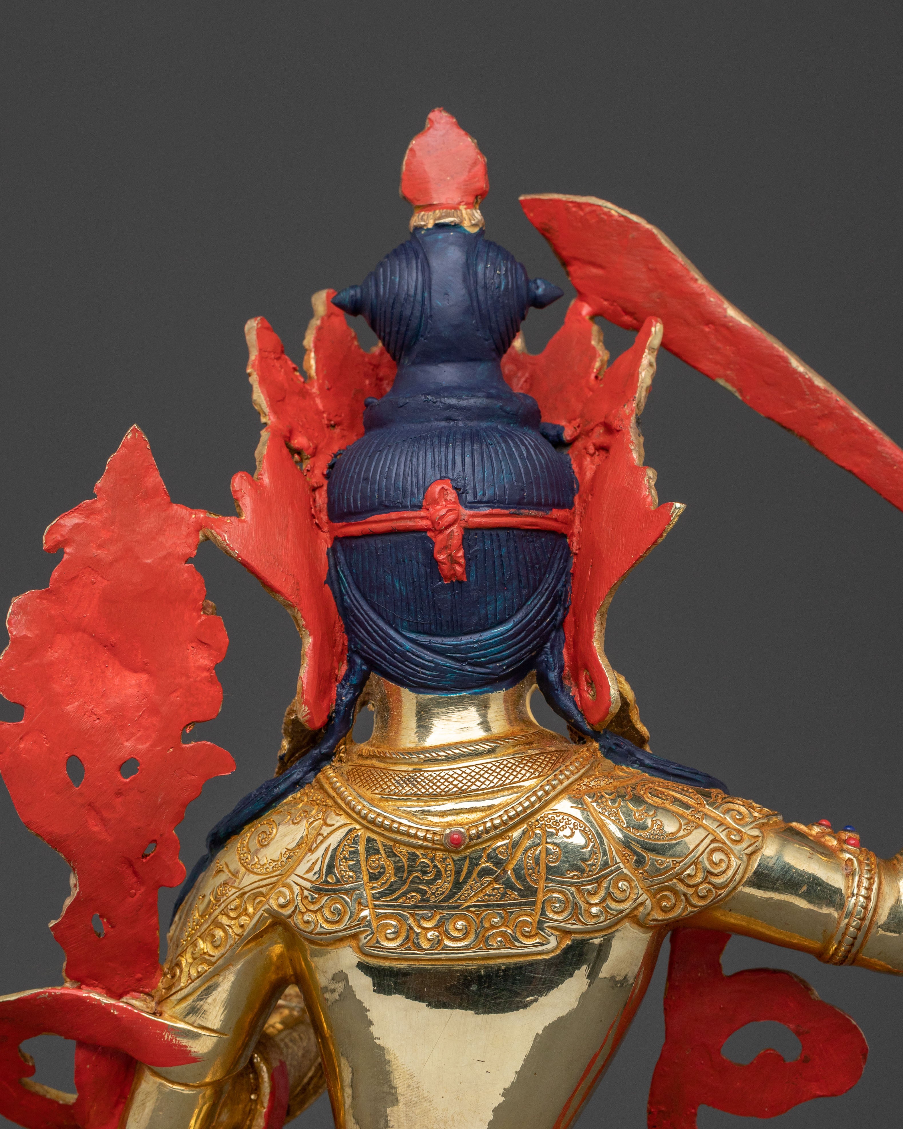Manjushri Sculpture: Wisdom Bodhisattva