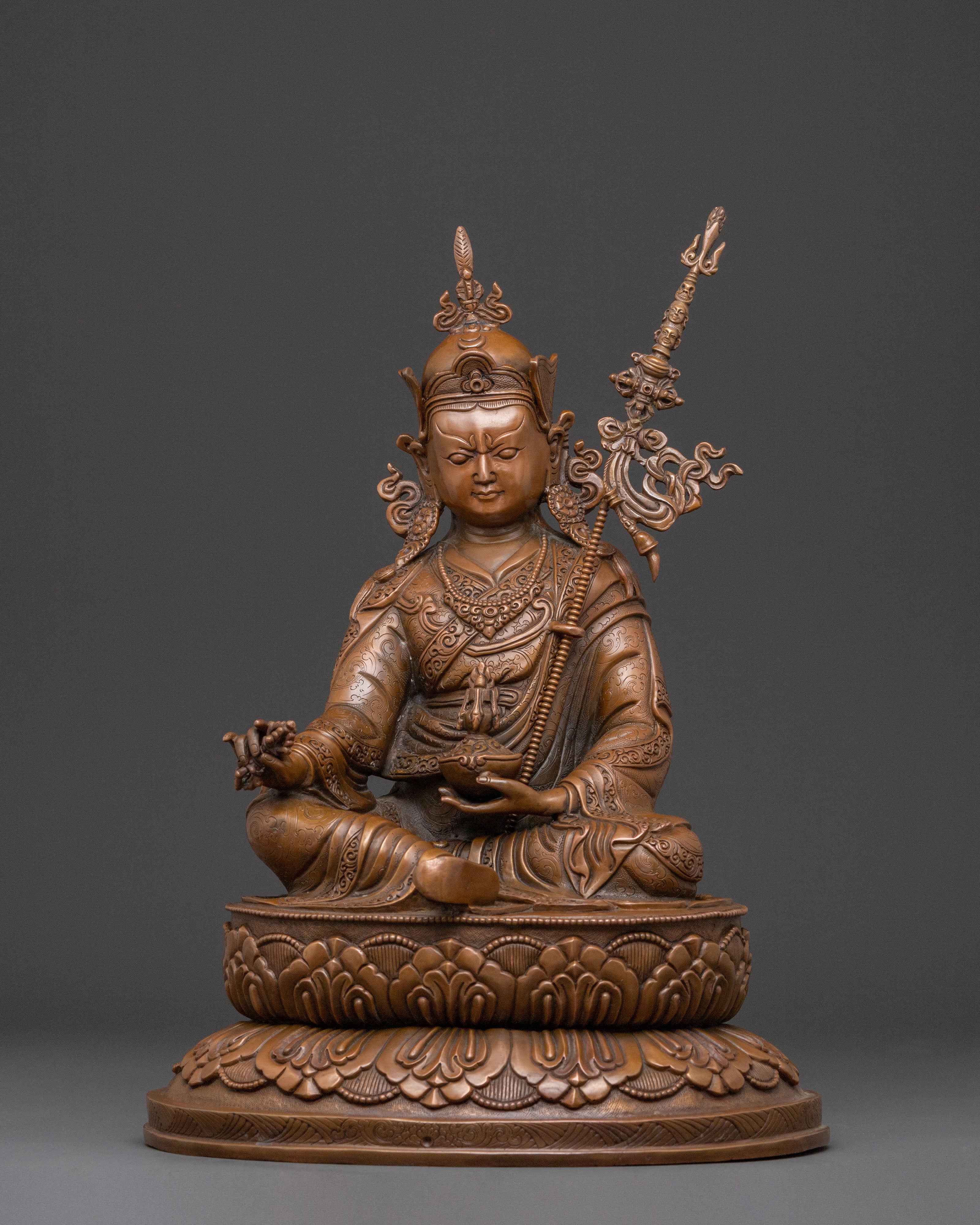 Guru Rinpoche Altar Sculpture | Spiritual Decor