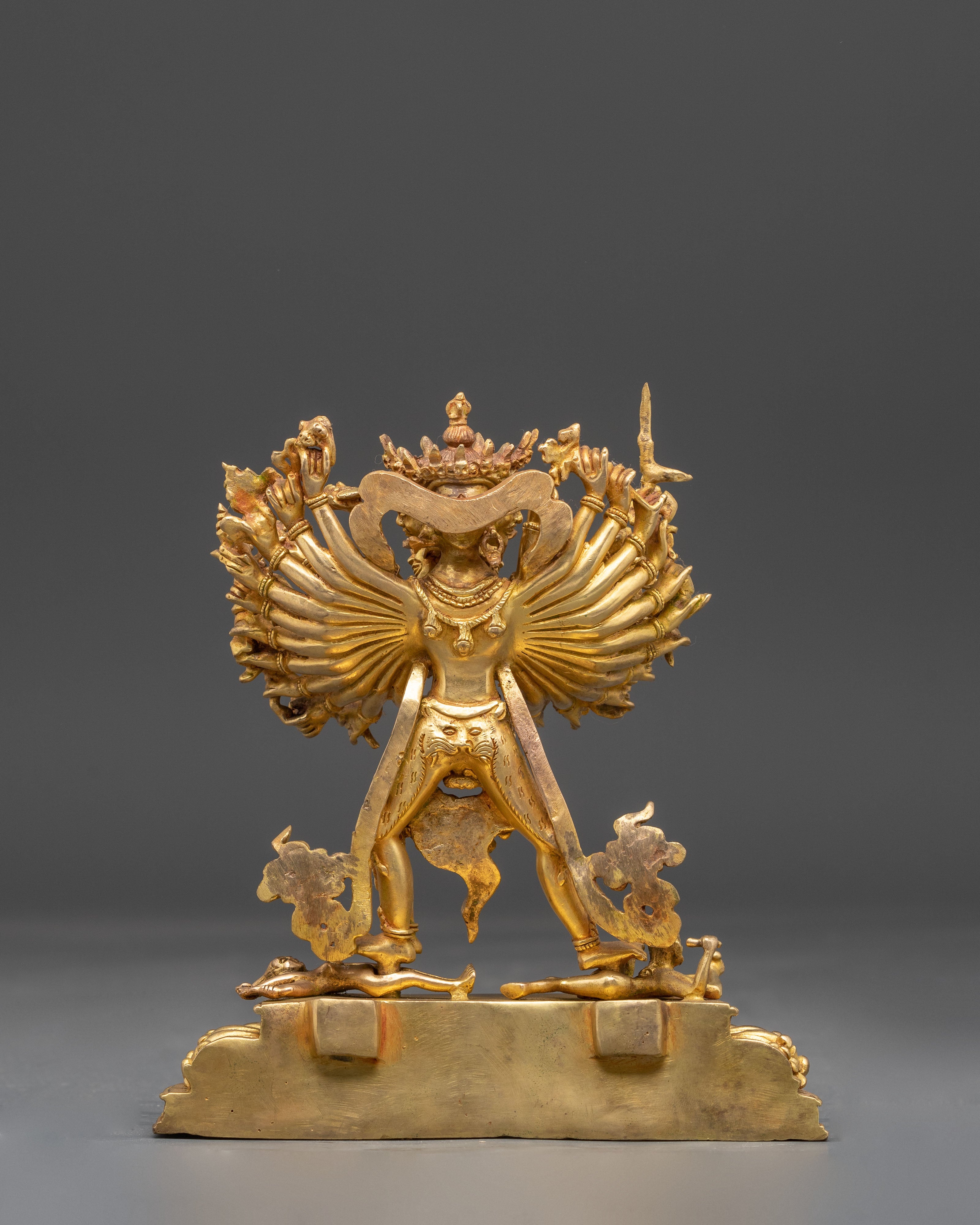 Chakrasamvara Statue: Wheel of Supreme Bliss | 24K Gold Gilded Copper