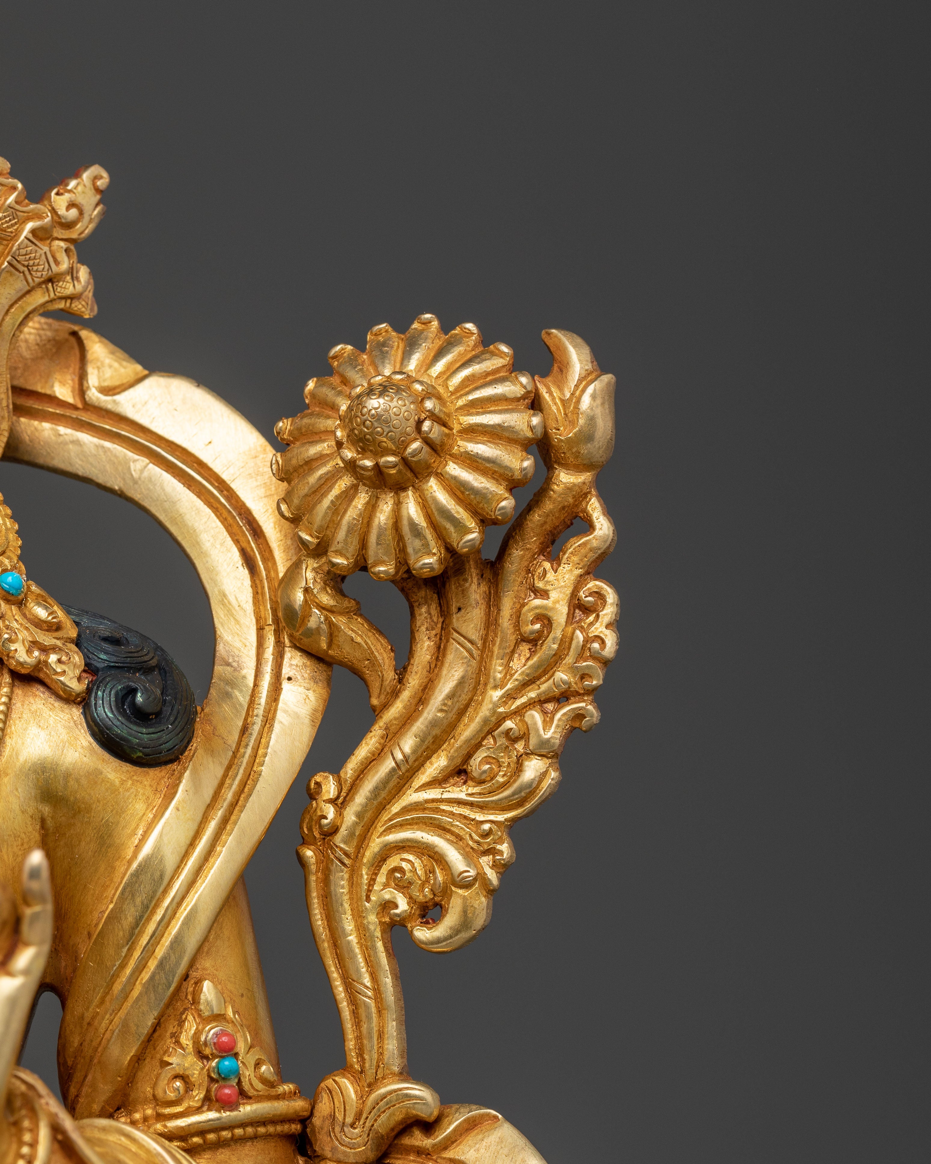 Green Tara Mother Figure: Buddhist Statue