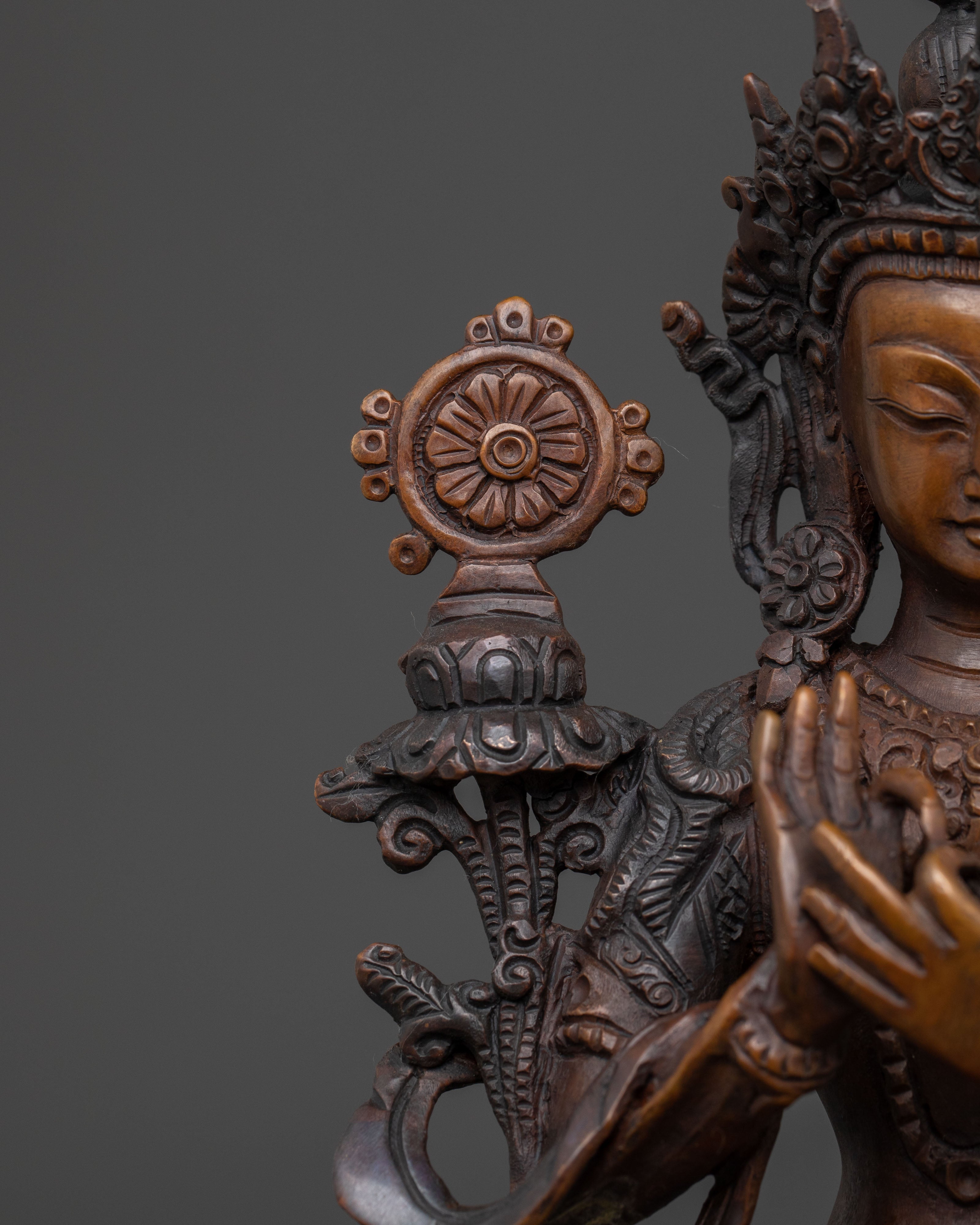 Maitreya Buddha Traditional Statue | Sacred Decor