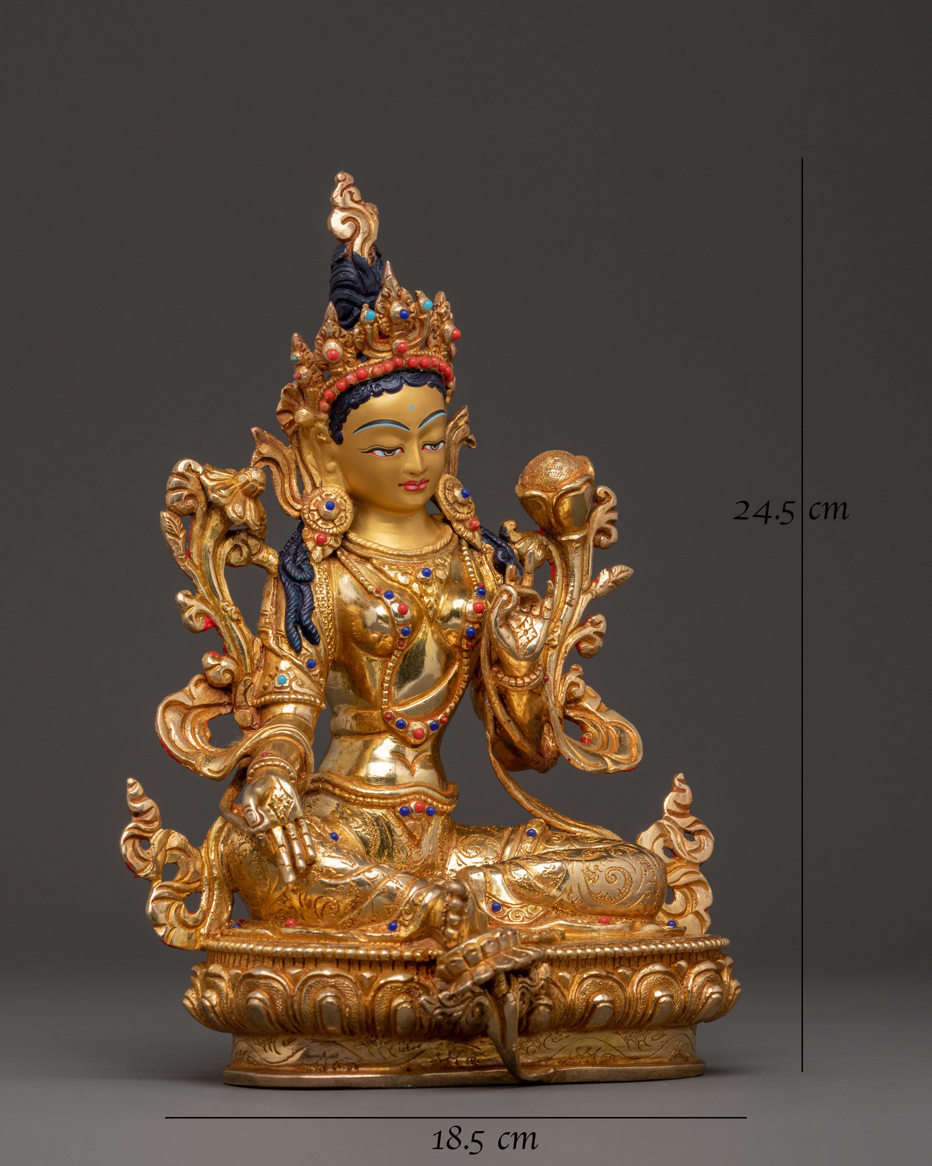 Sacred Green Tara Statue | Mother Figure
