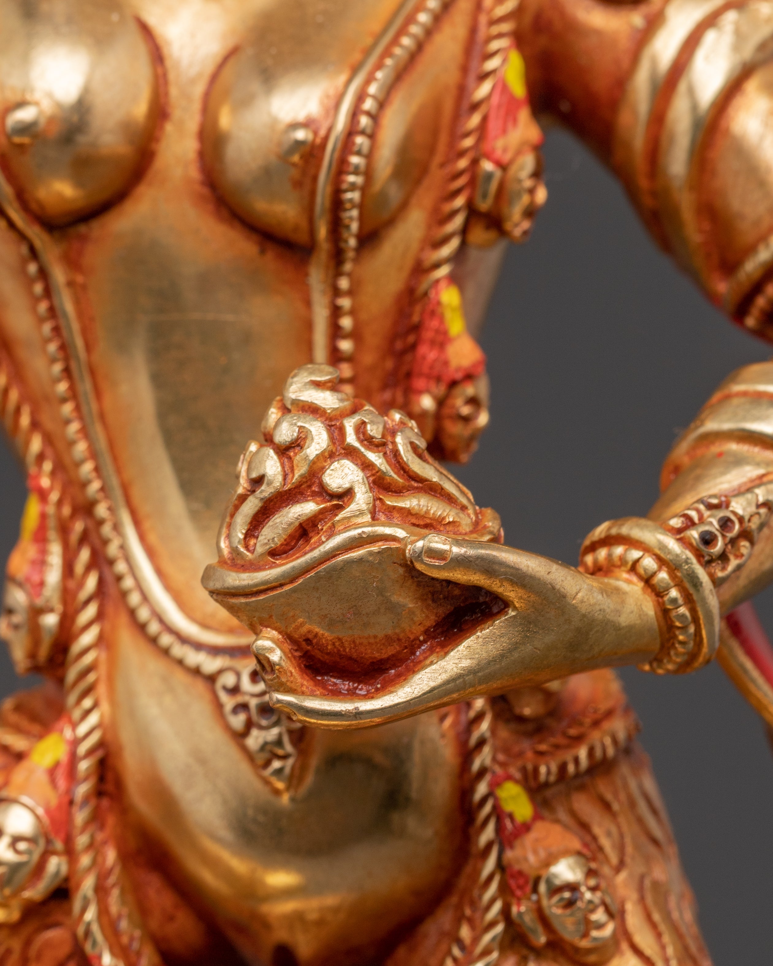 Sculpture of Lion-Faced Dakini Simhamukha | Fierce Tantric Goddess