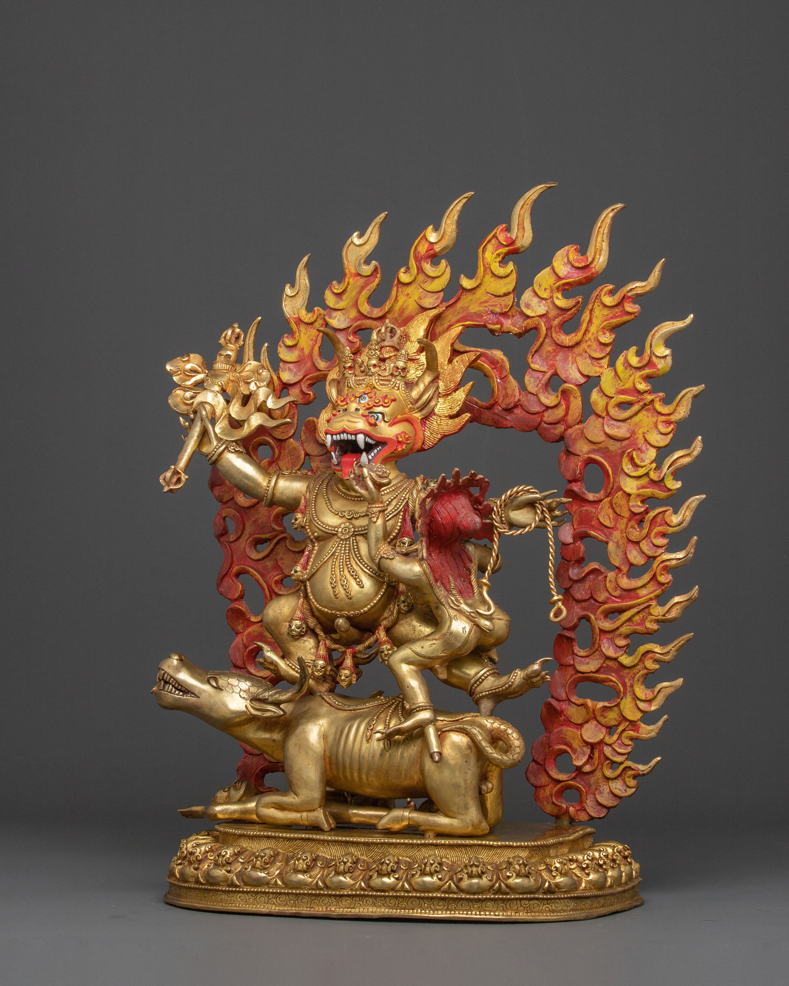 Yama Dharmaraja Fierce Wisdom Statue | Wrathful Deity