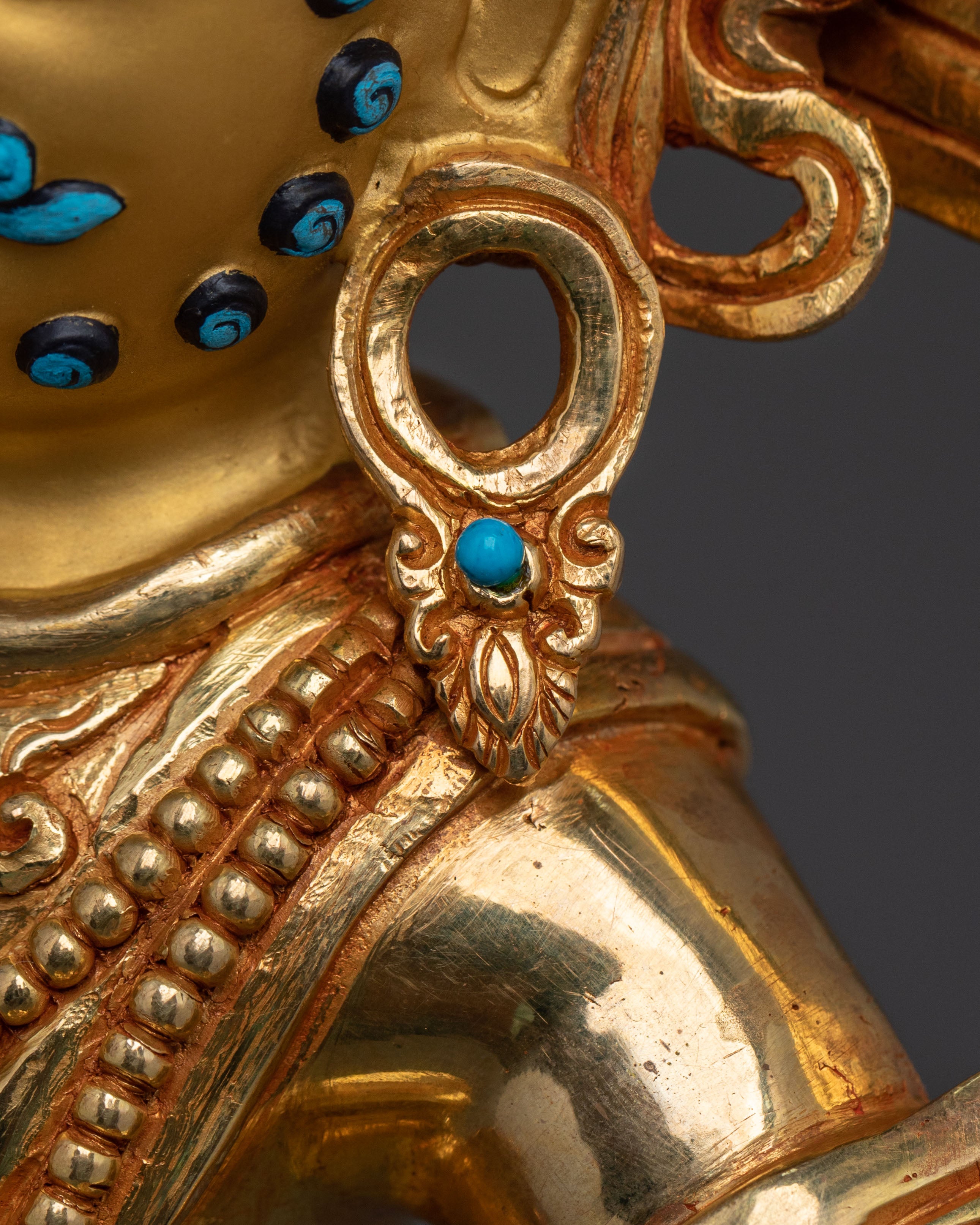 Tibetan Wealth God Namtoshe Statue | Traditional Himalayan Sacred Artwork