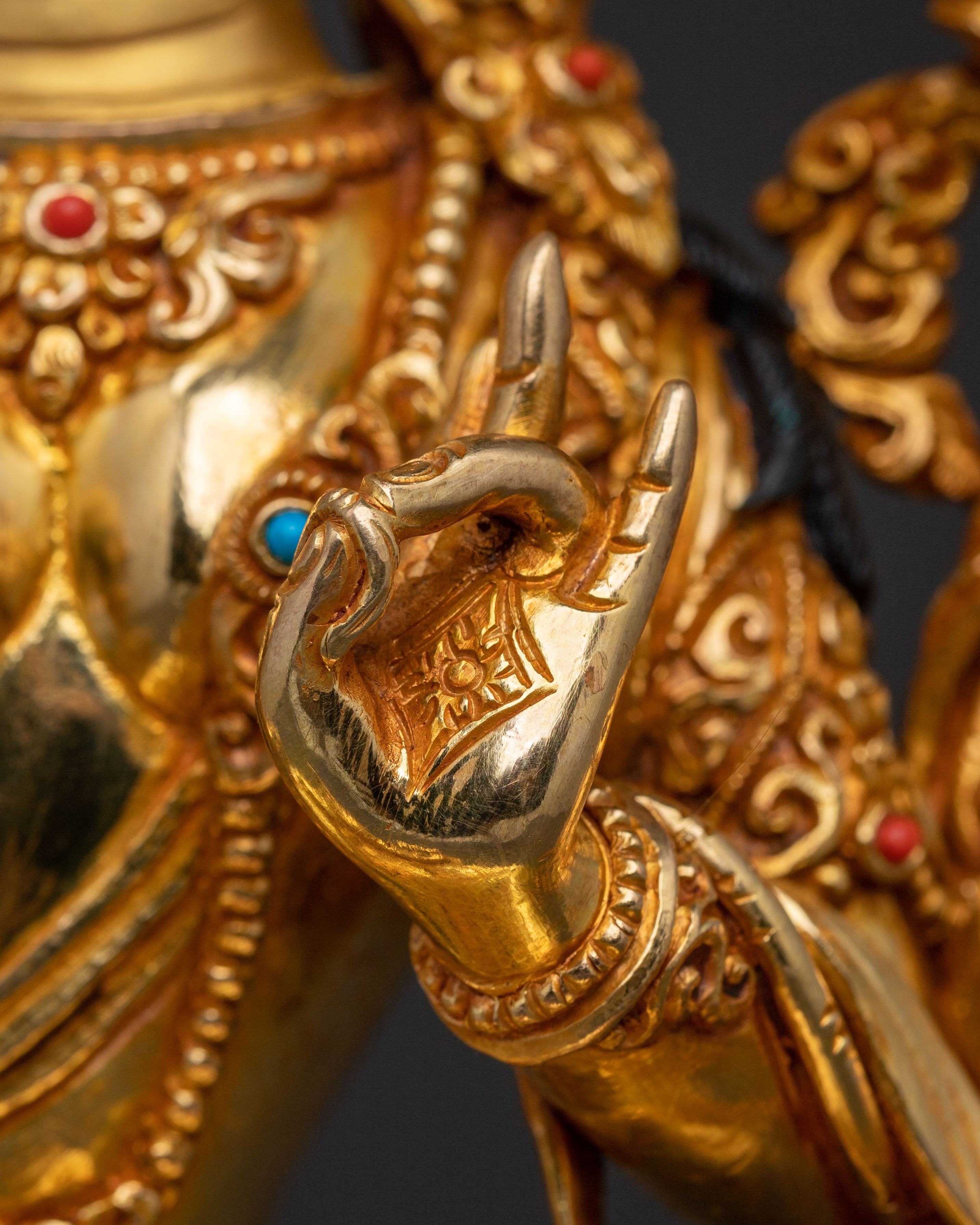 Green Tara Peaceful Statue | Mother Figurine