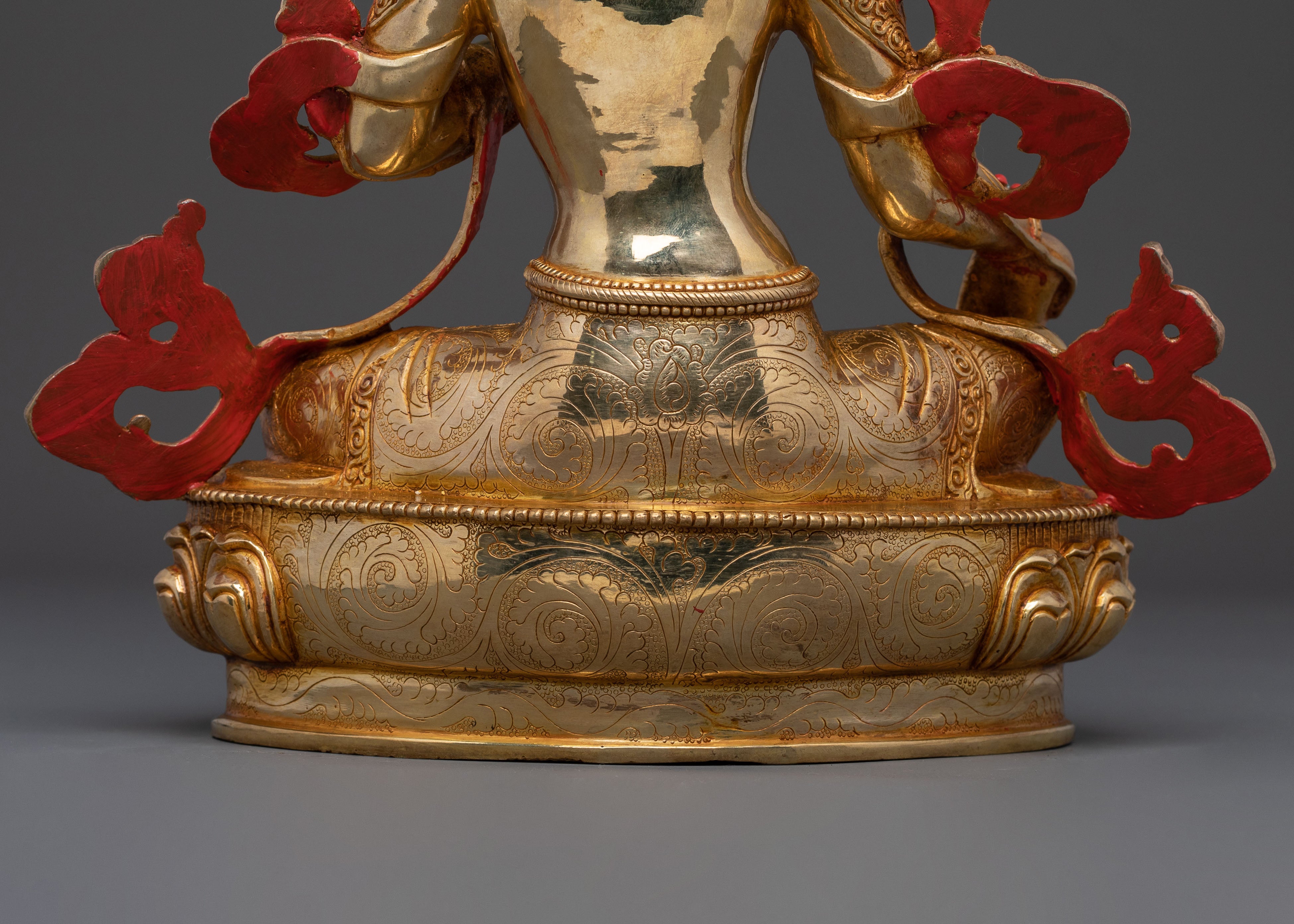 Protector Green Tara Sculpture: Home Decor