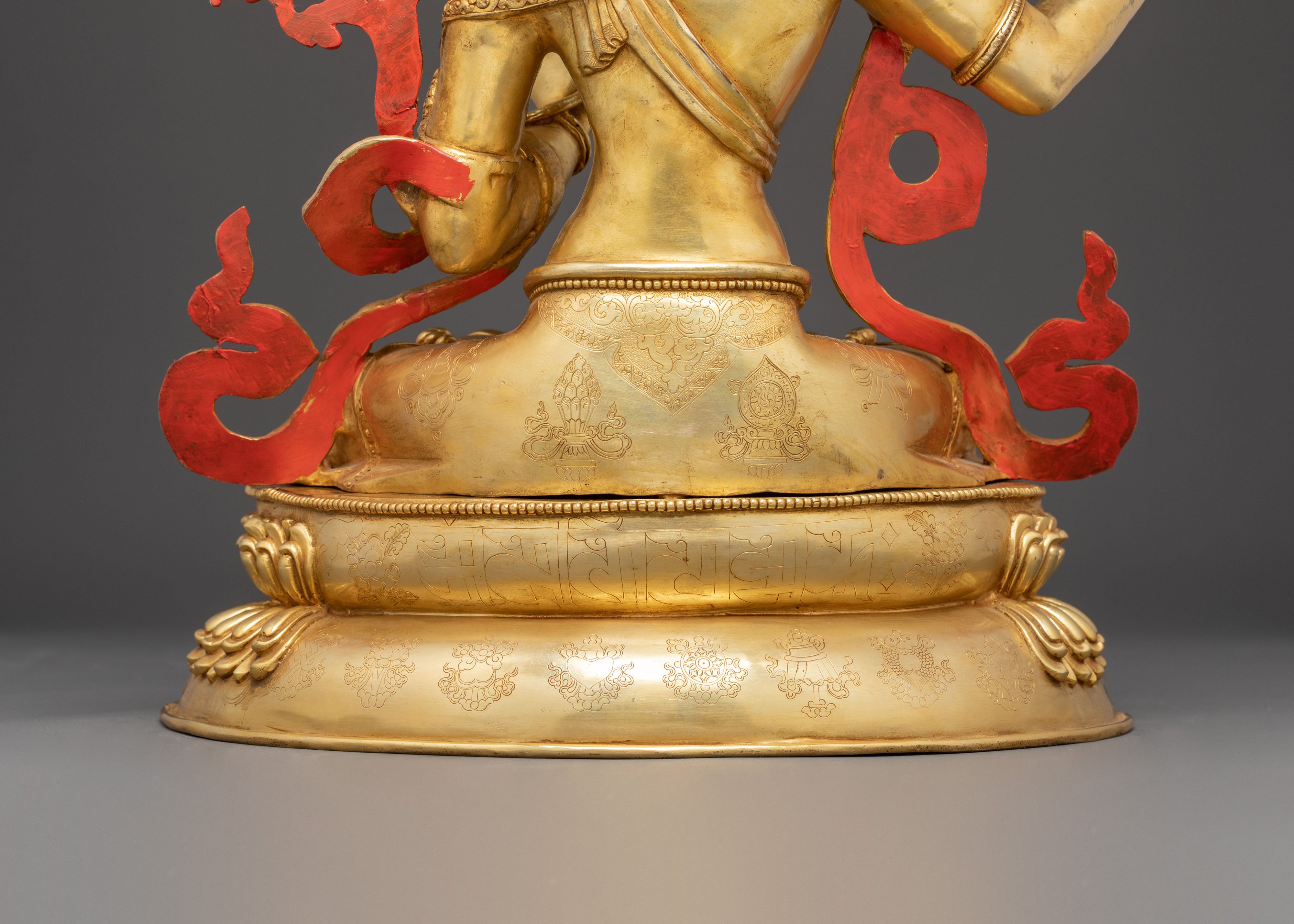 Handmade Copper Statue of Bodhisattva Manjushri | Embodiment of Wisdom