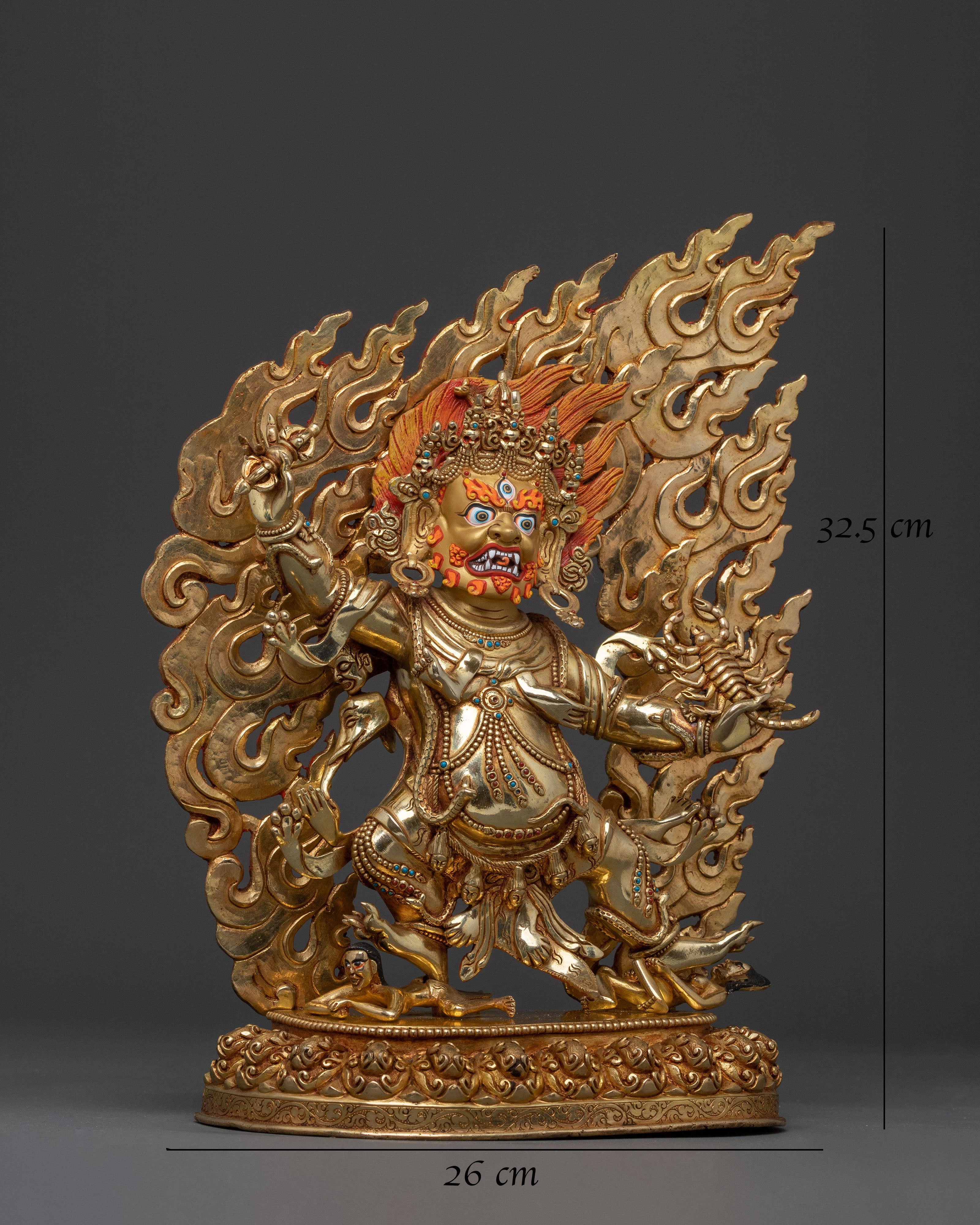 Guru Dragpo Fierce Statue | Made in Nepal