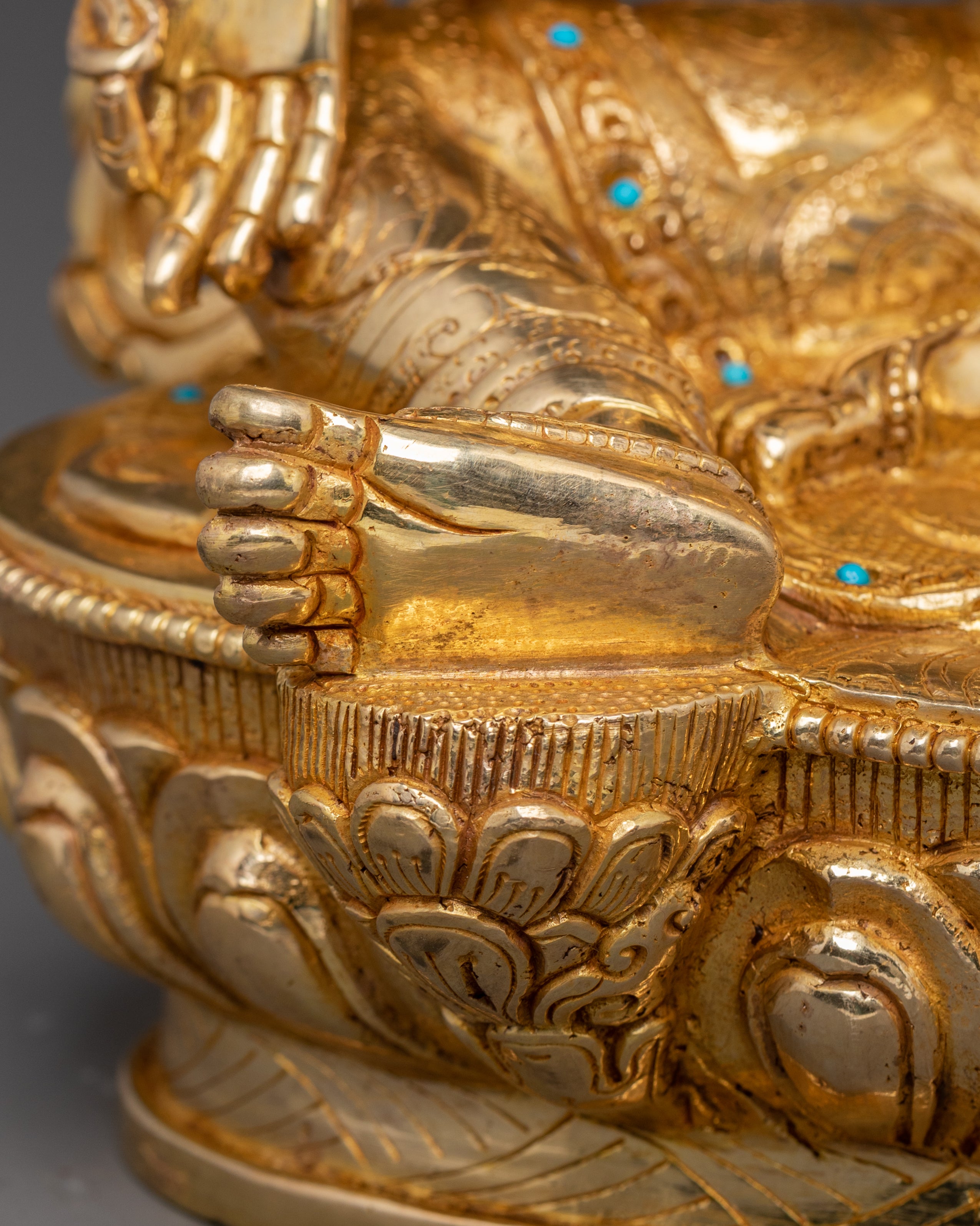 Green Tara Statue: Mother of Buddhas | Traditional Himalayan Sculpture