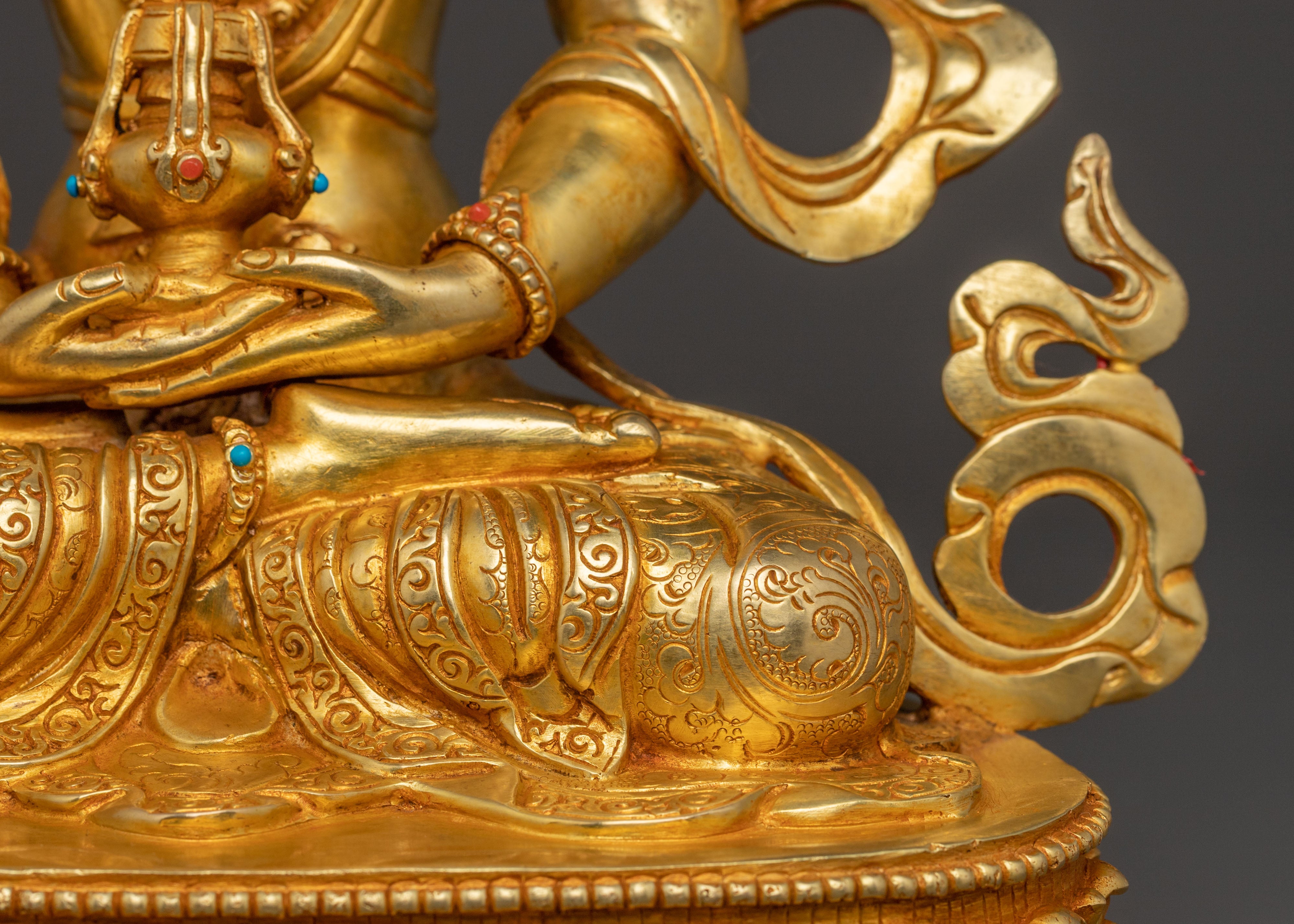 Amitayus Blessing Statue | Sacred Healing Figurine