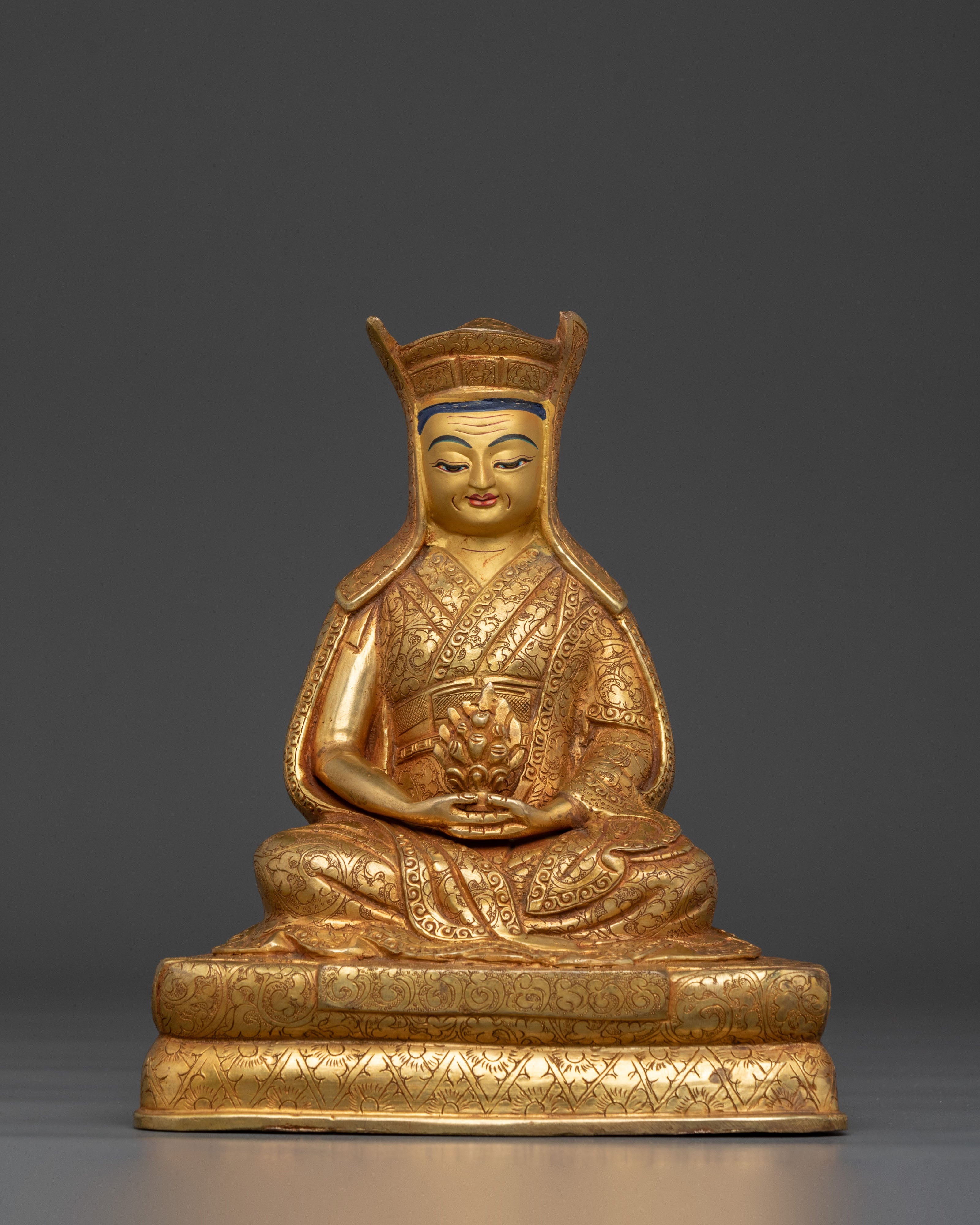 Himalayan Buddhist Master Set | Sacred Tibetan Guru Sculpture Collection