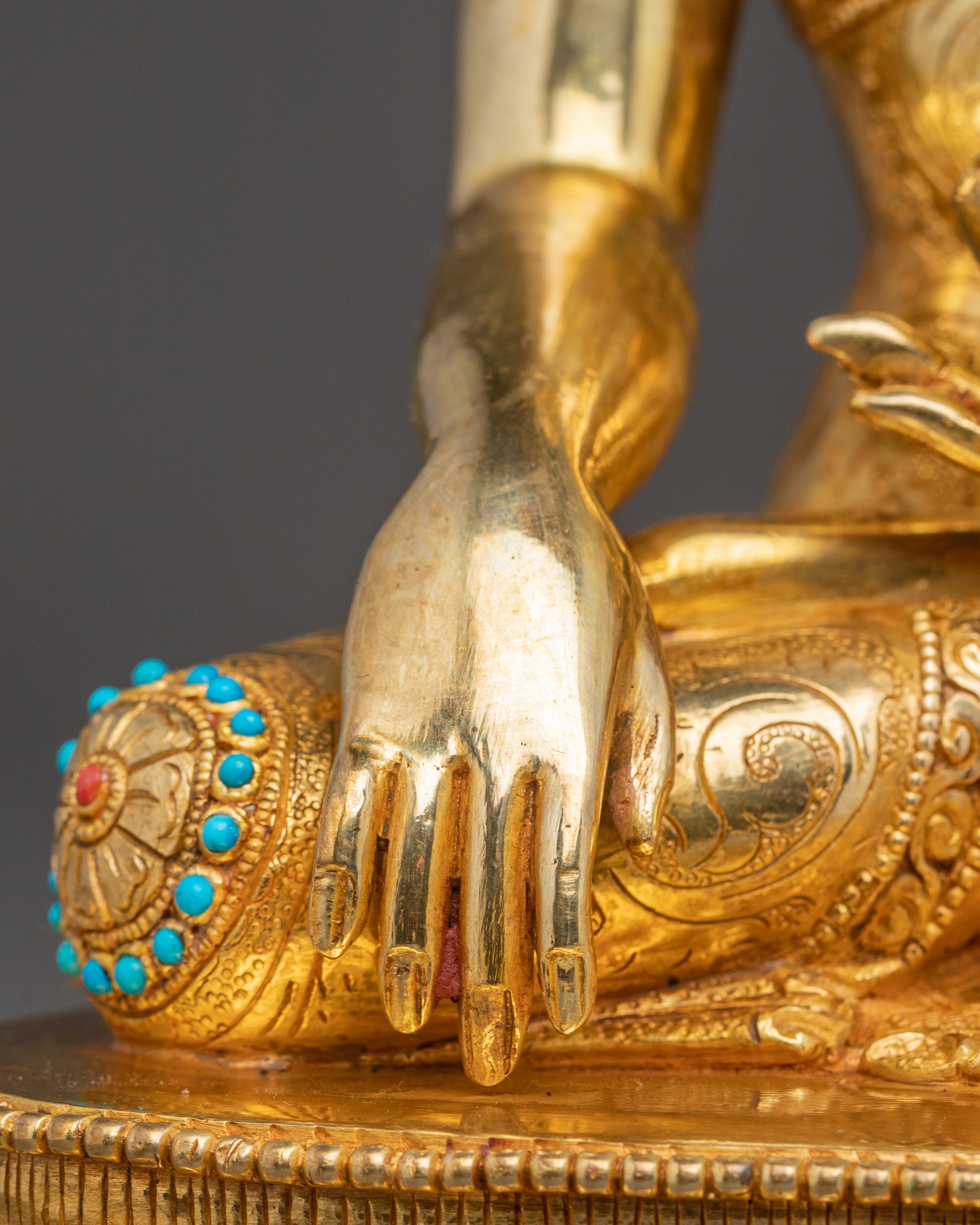 Handcrafted Radiant Shakyamuni Buddha Art | Peaceful Dharma Icon