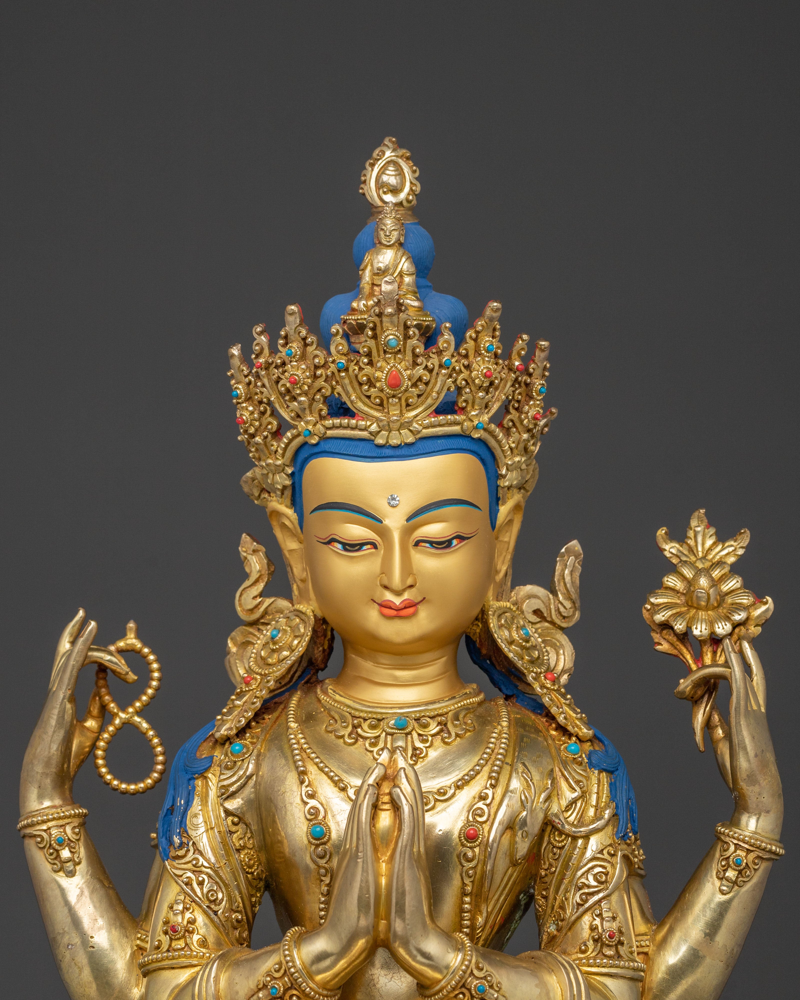 Avalokiteshvara Compassion Statue | Spiritual Figurine