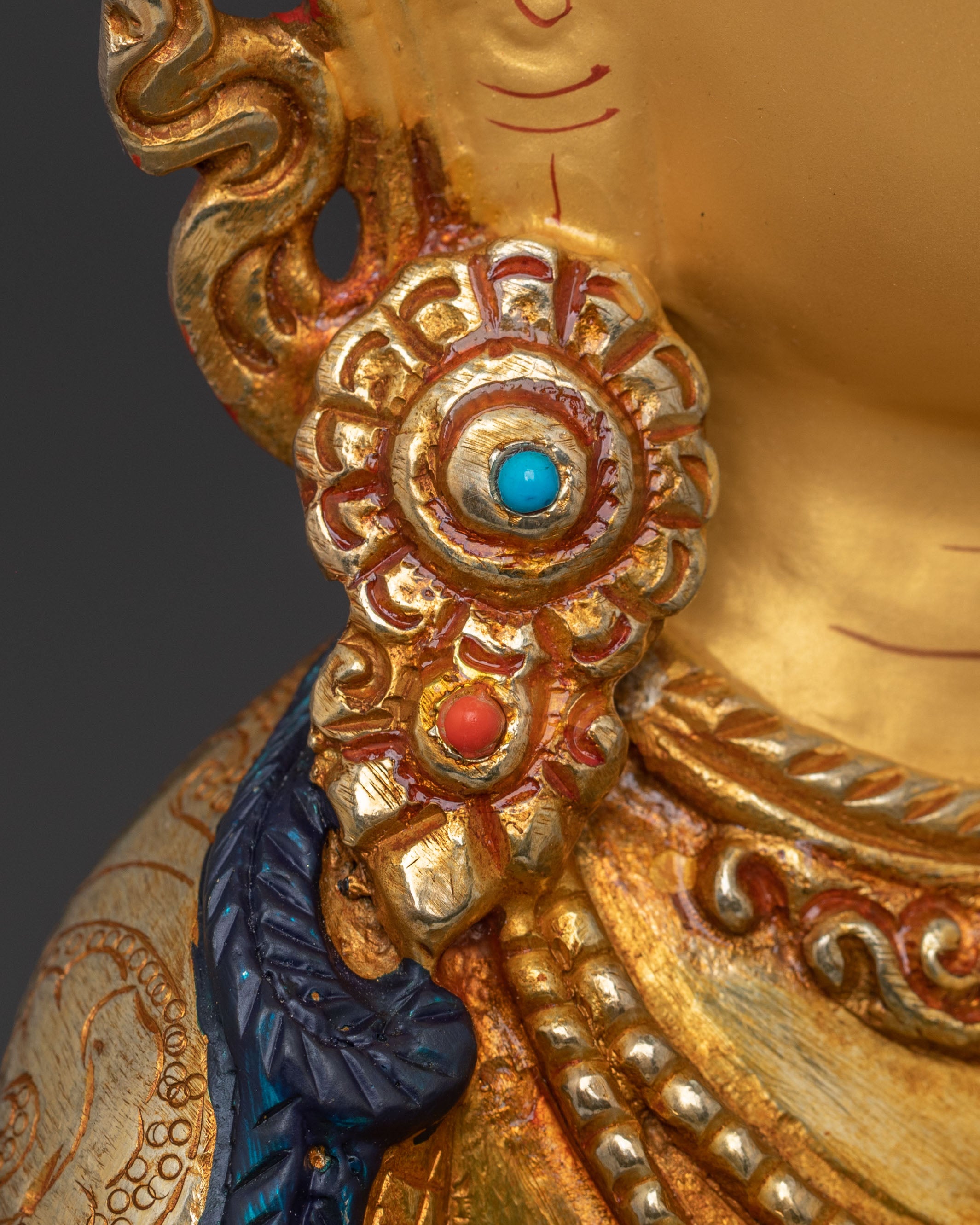 Vajrasattva Statue Purifier of Negative Karma | Tibetan Buddhist Decor