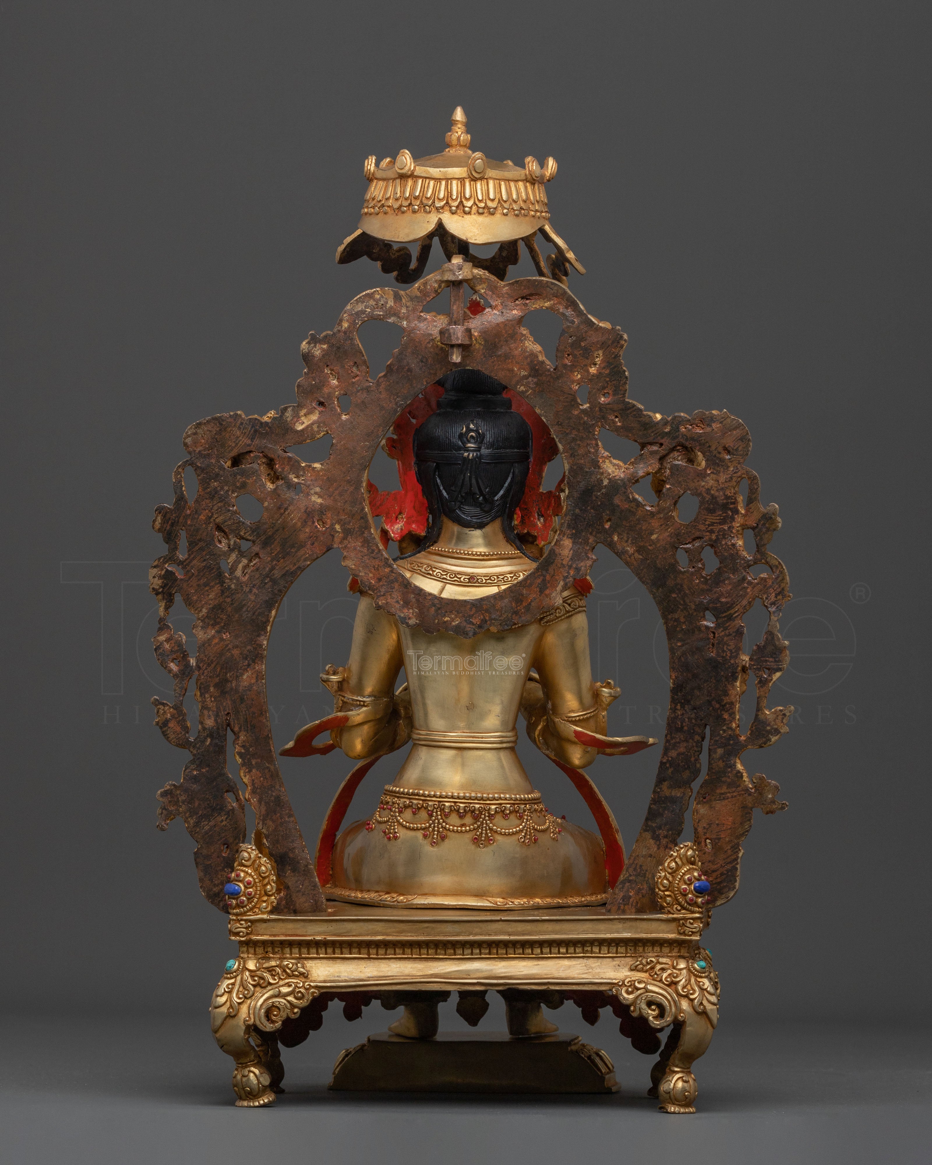 Buddha from Future Maitreya Statue in Pure 24K Gold