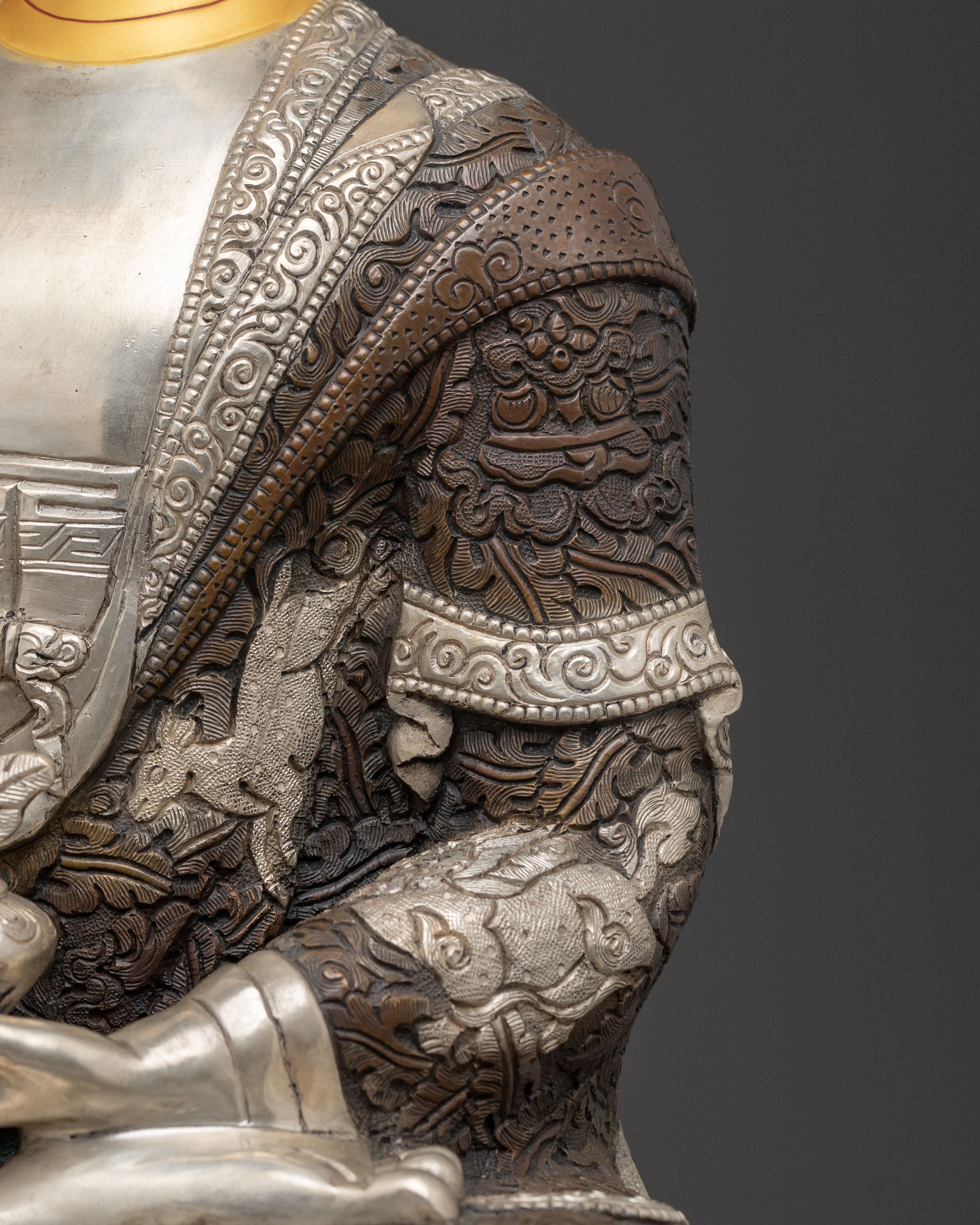 Medicine Buddha: Handcrafted Healing Sculpture