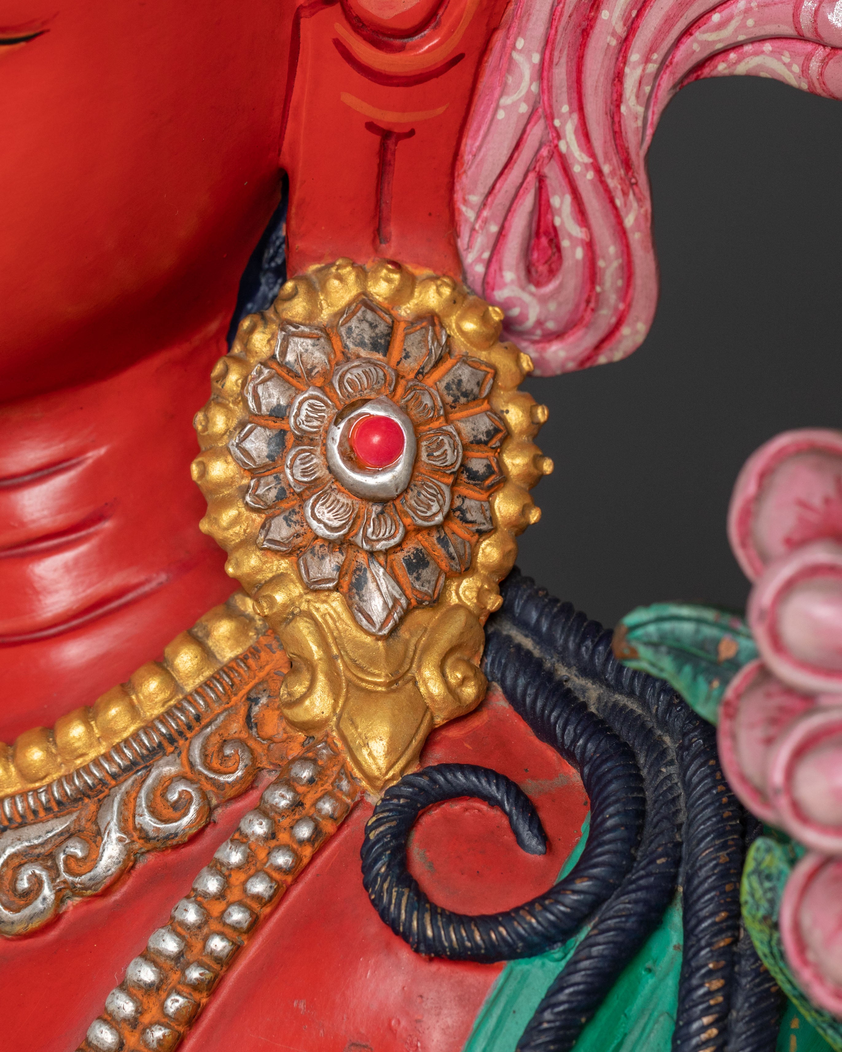 Monumental Standing Padmapani Lokeshwor Statue | Buddhist Compassion Deity