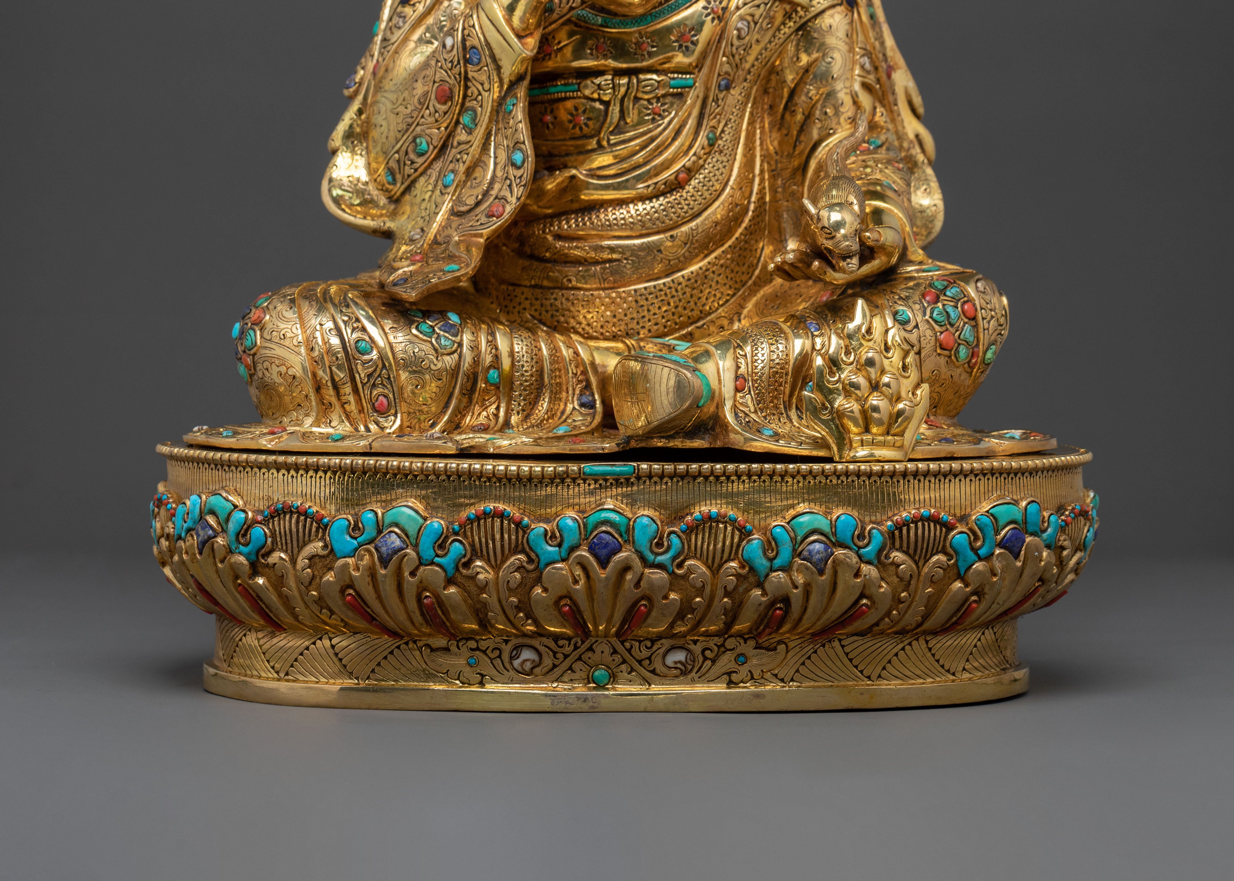 Guru Norla: 24K Gold Gilded Sacred Figurine