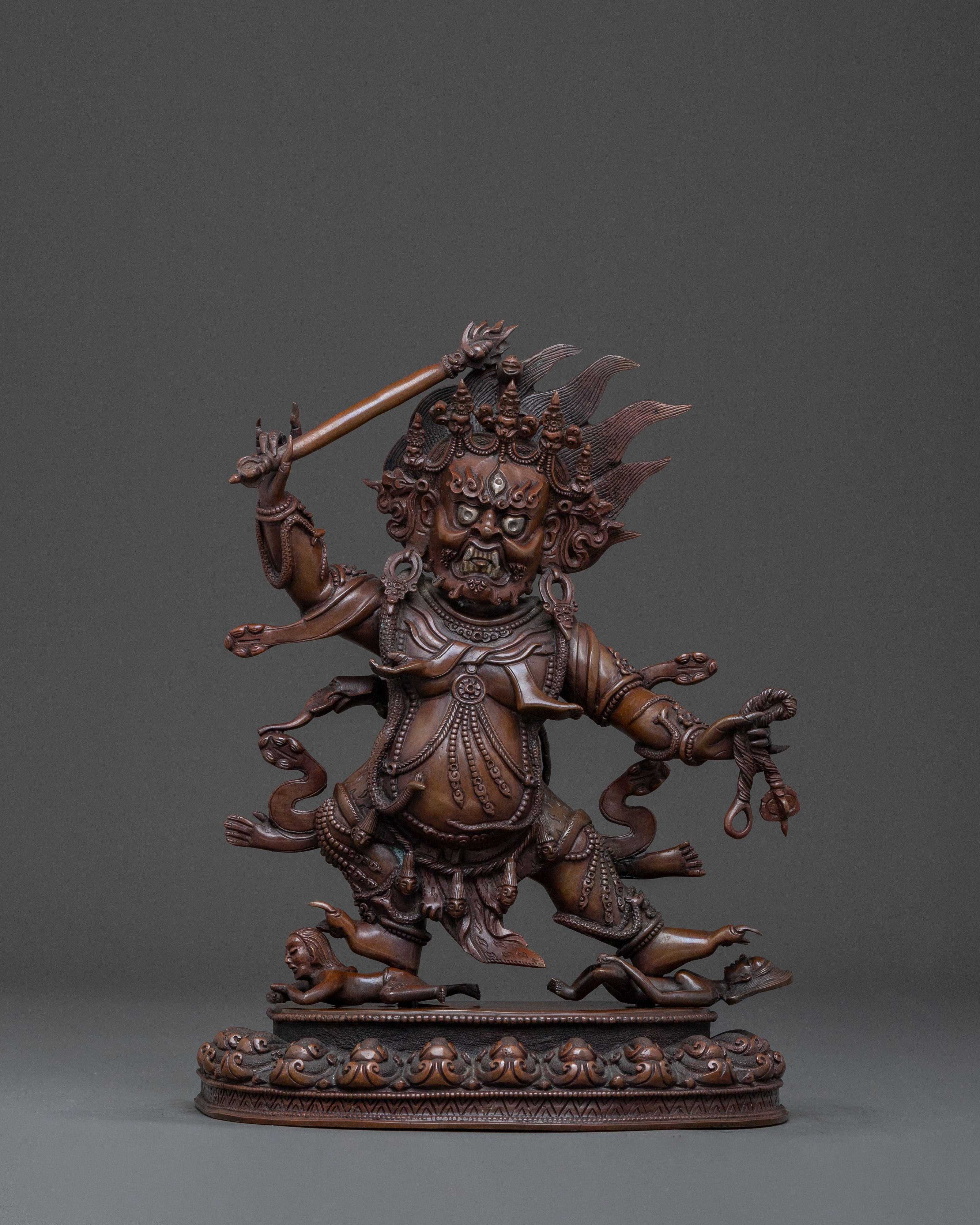 Dandapani Sacred Statue | Oxidized Copper Body