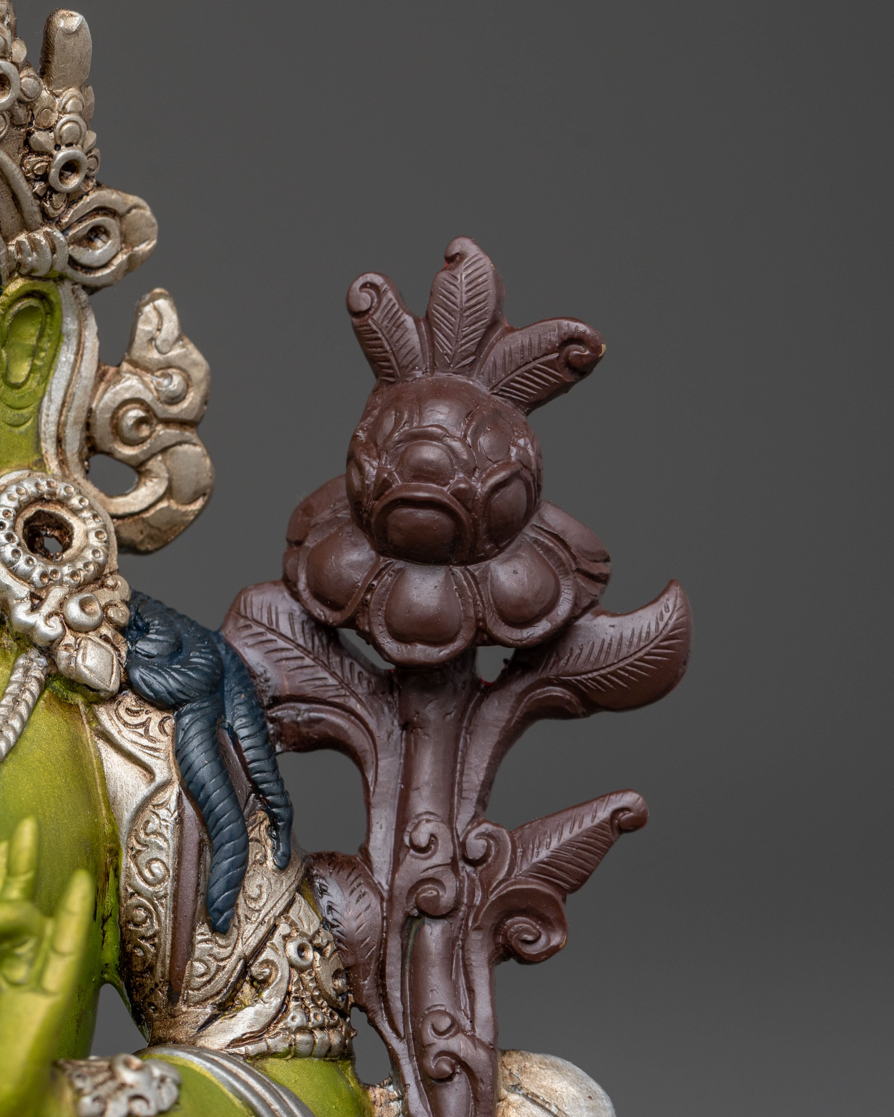 Handcrafted Green Tara Statue | Spiritual Icon