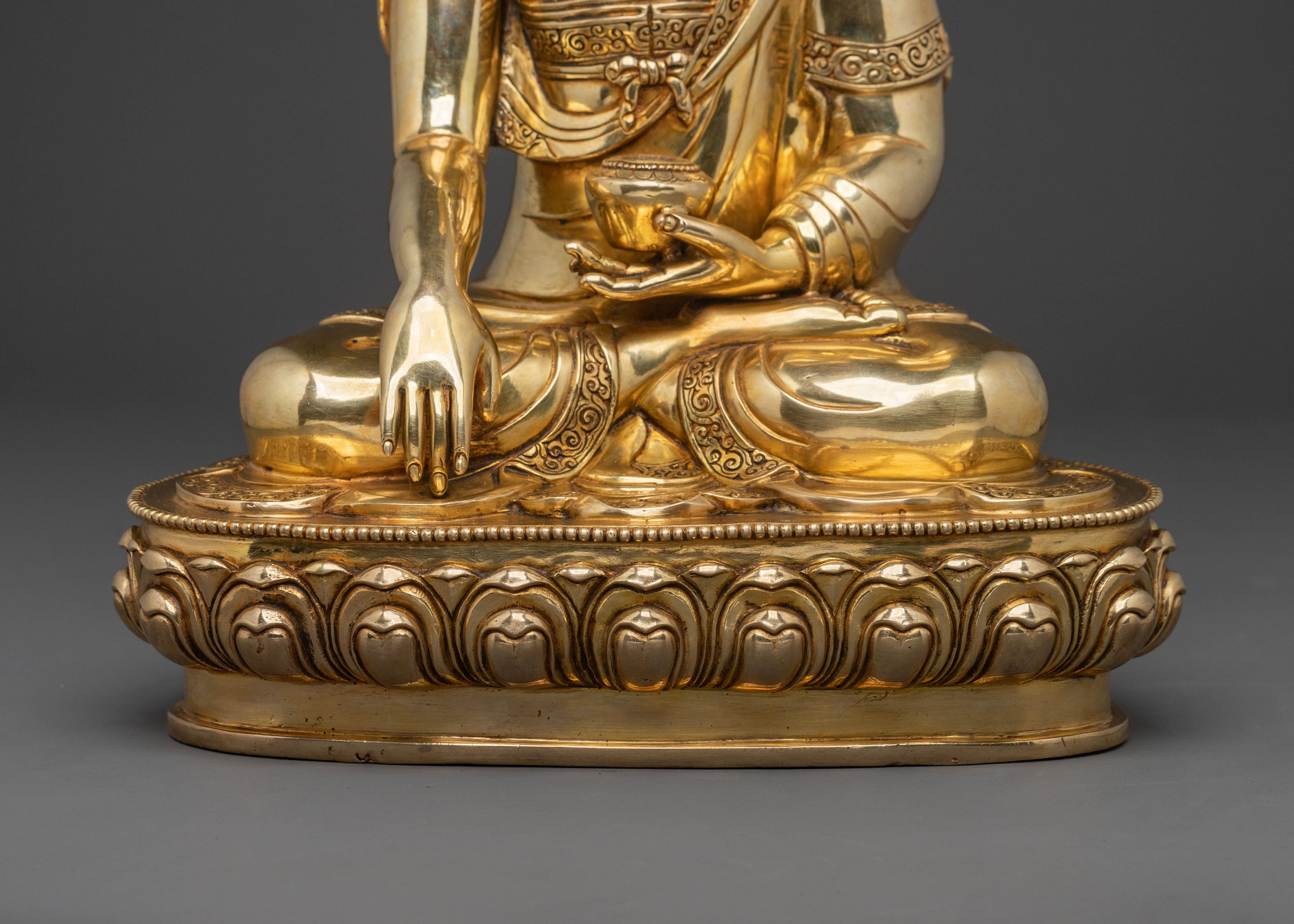 Himalayan Shakyamuni Buddha Buddhist Statue