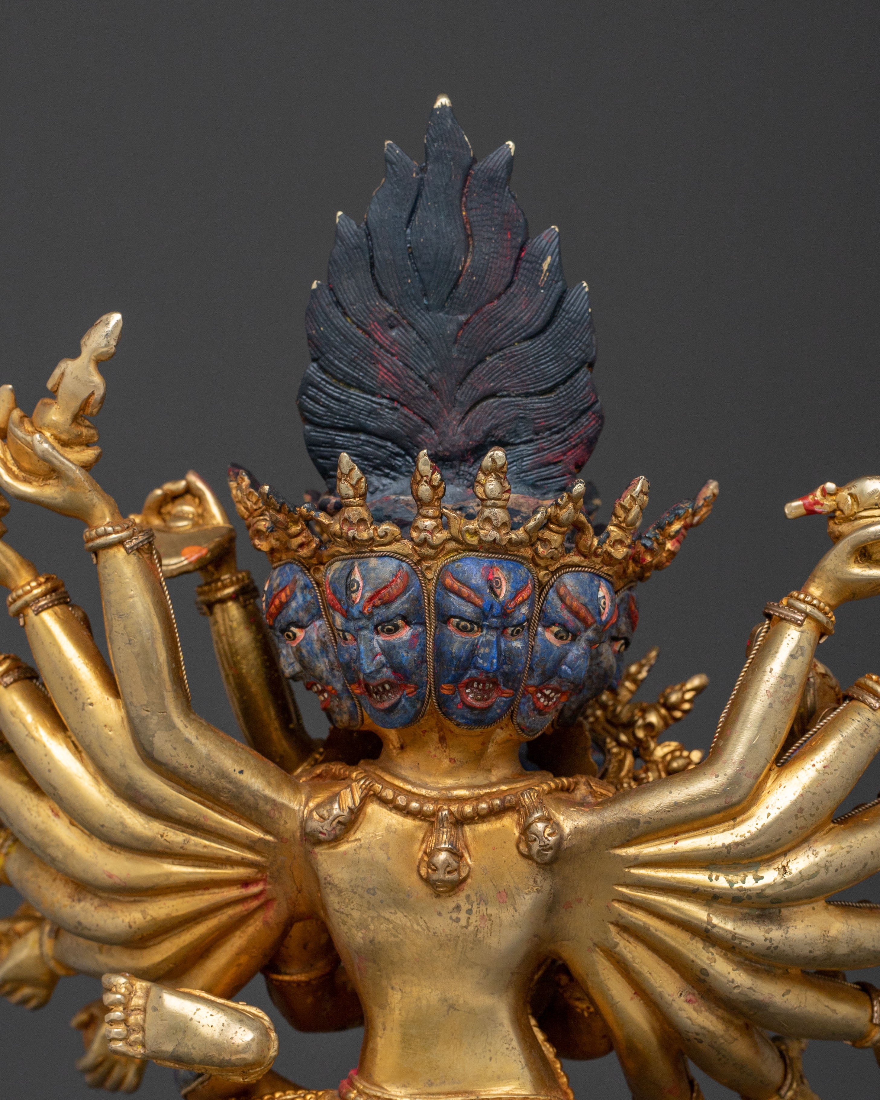 Hevajra Tantric Deity Statue | Union of Wisdom and Compassion