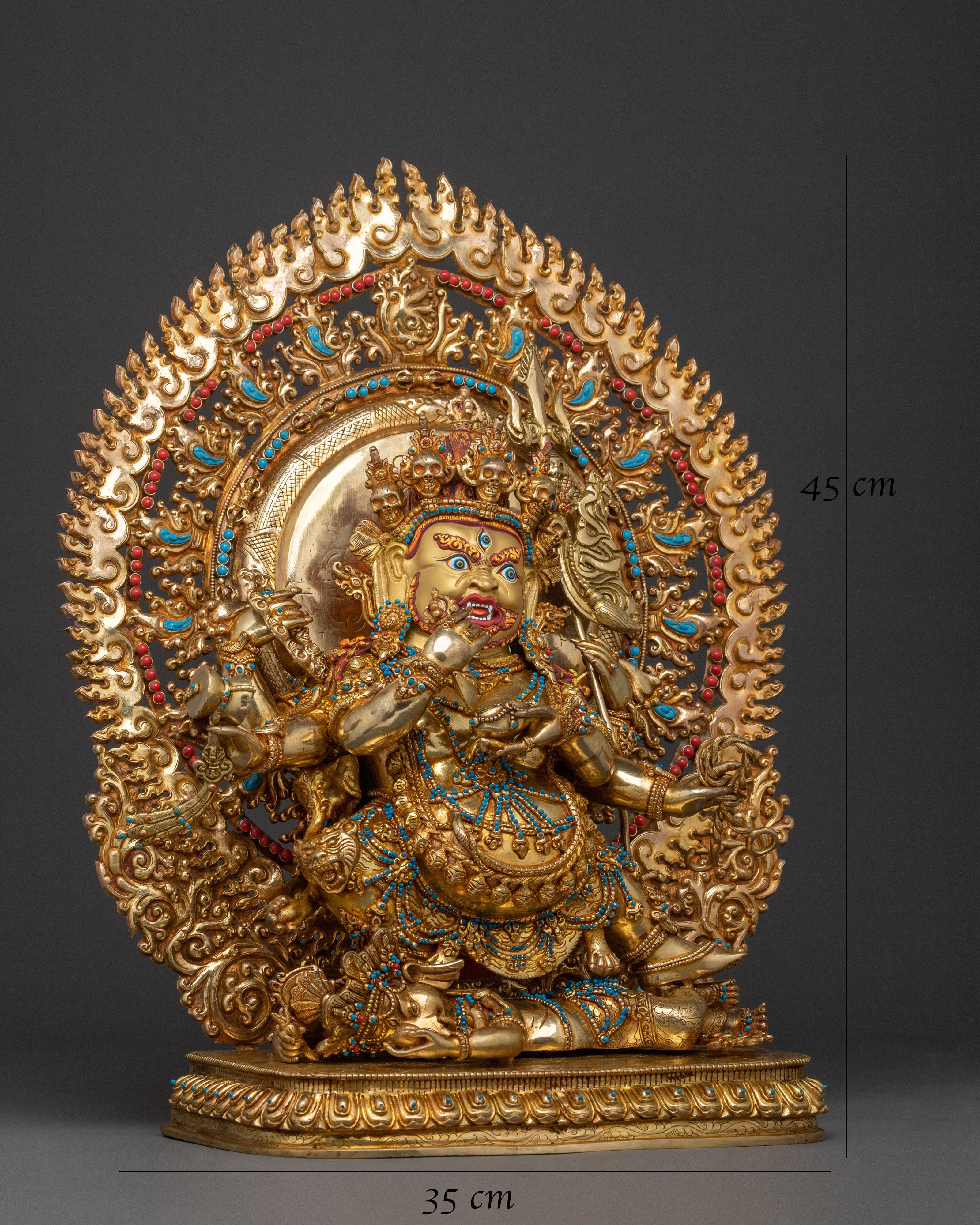 Six-Armed Mahakala: Sacred Meditation Art