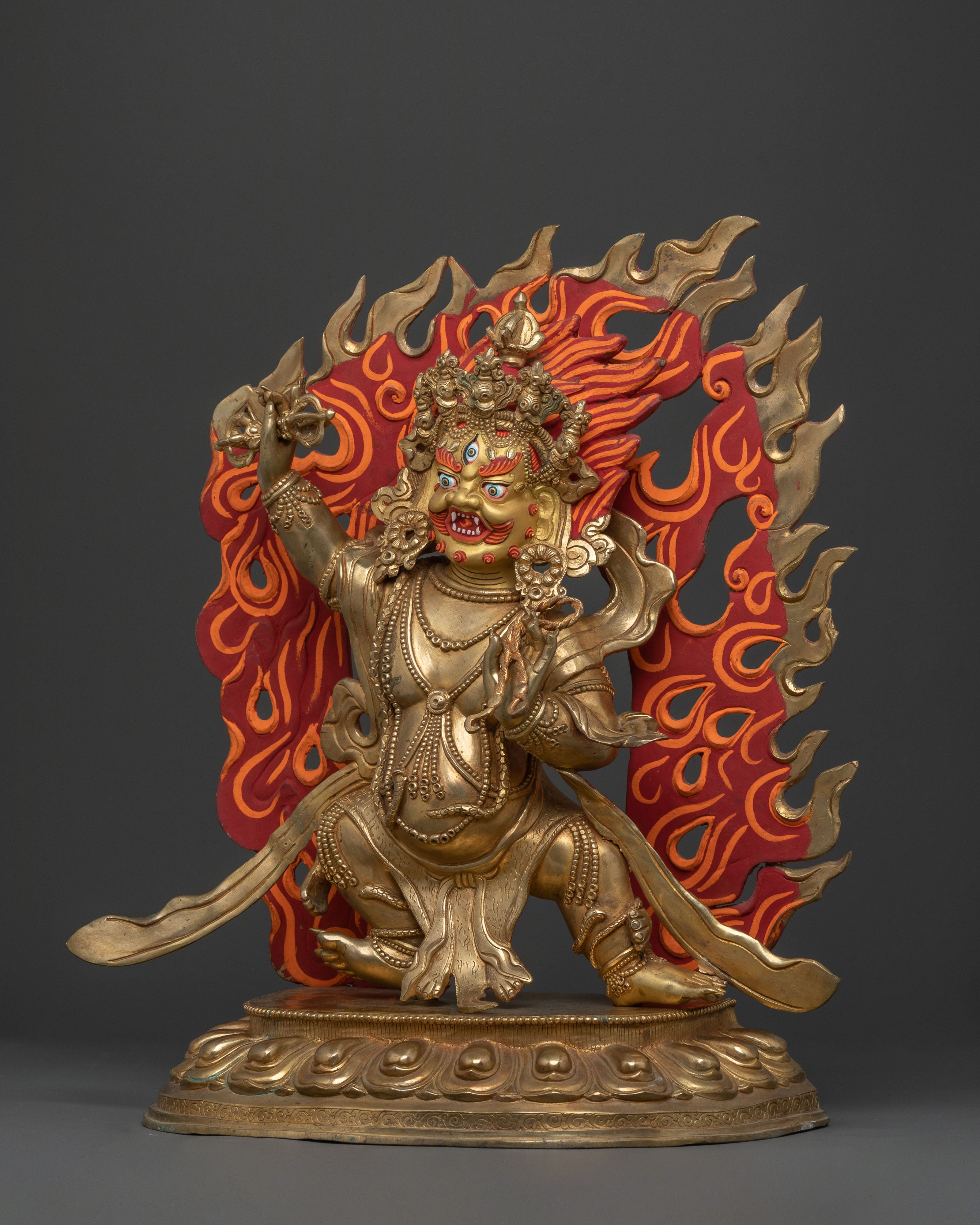 Vajrapani Protector Sculpture | Buddhist Protector Deity
