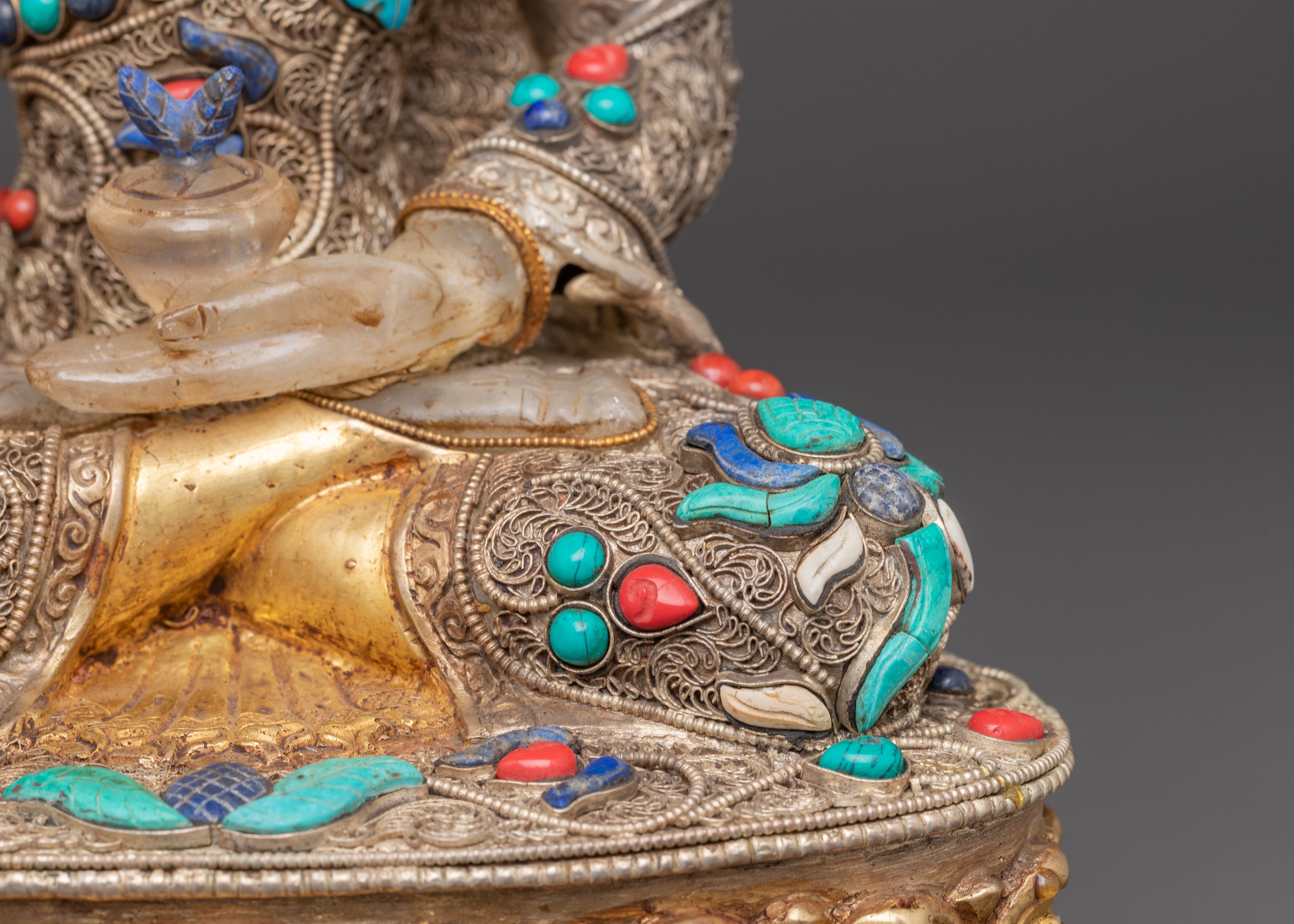 Serene Healer Handmade Medicine Buddha Statue