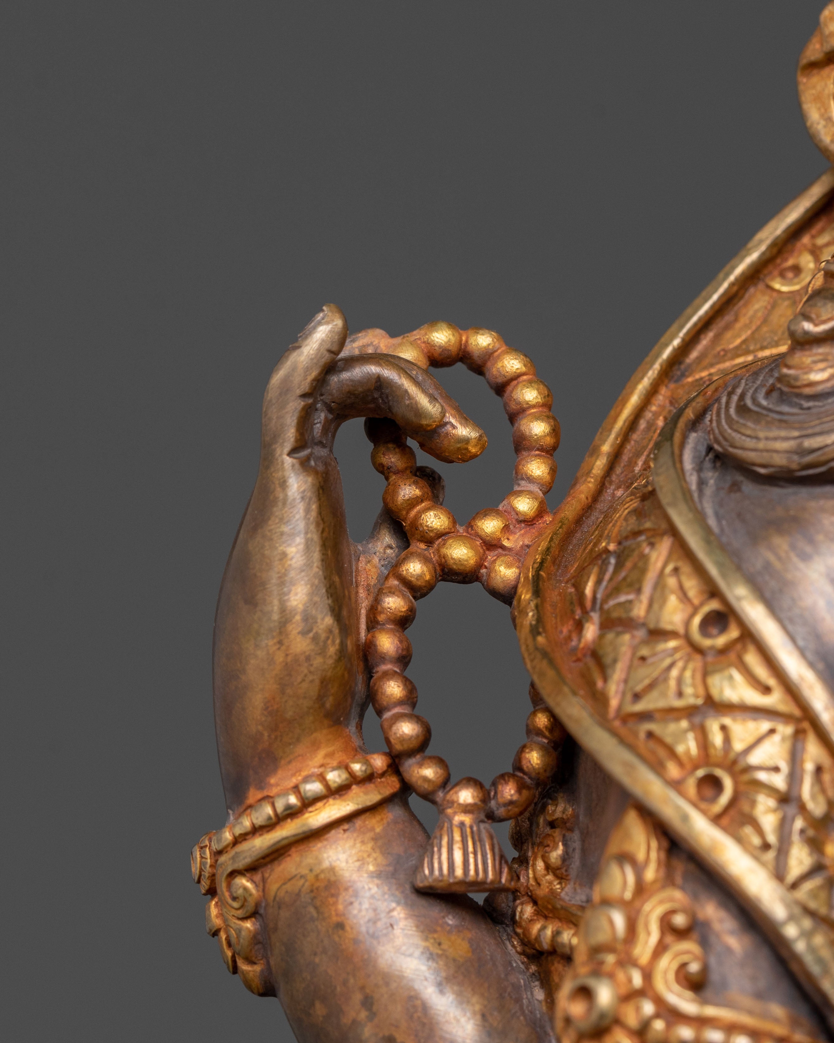 Chenrezig Oxidized Copper Statue | Infinite Compassion