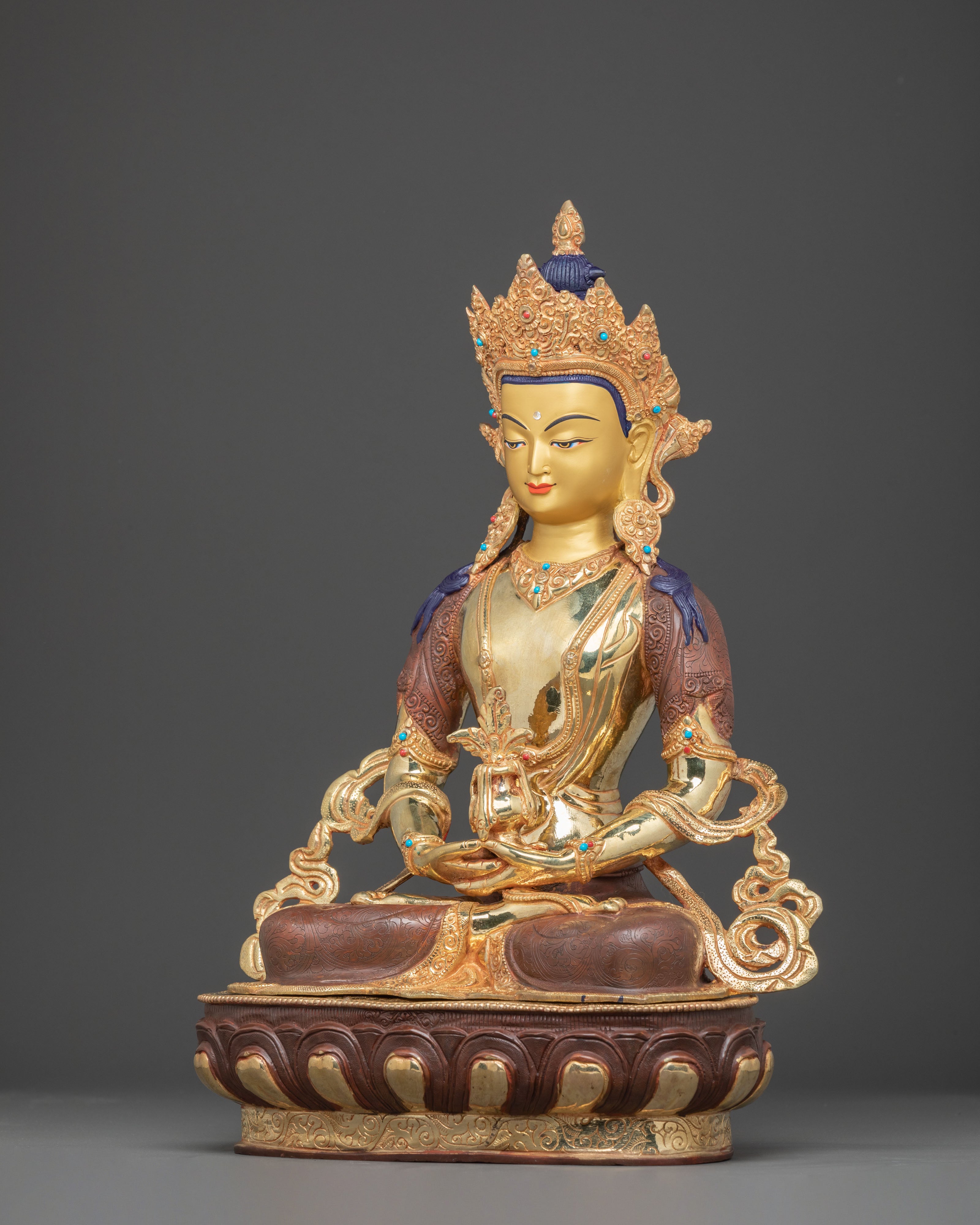 Buddha Amitayus Golden Statue | Buddha of Long-life