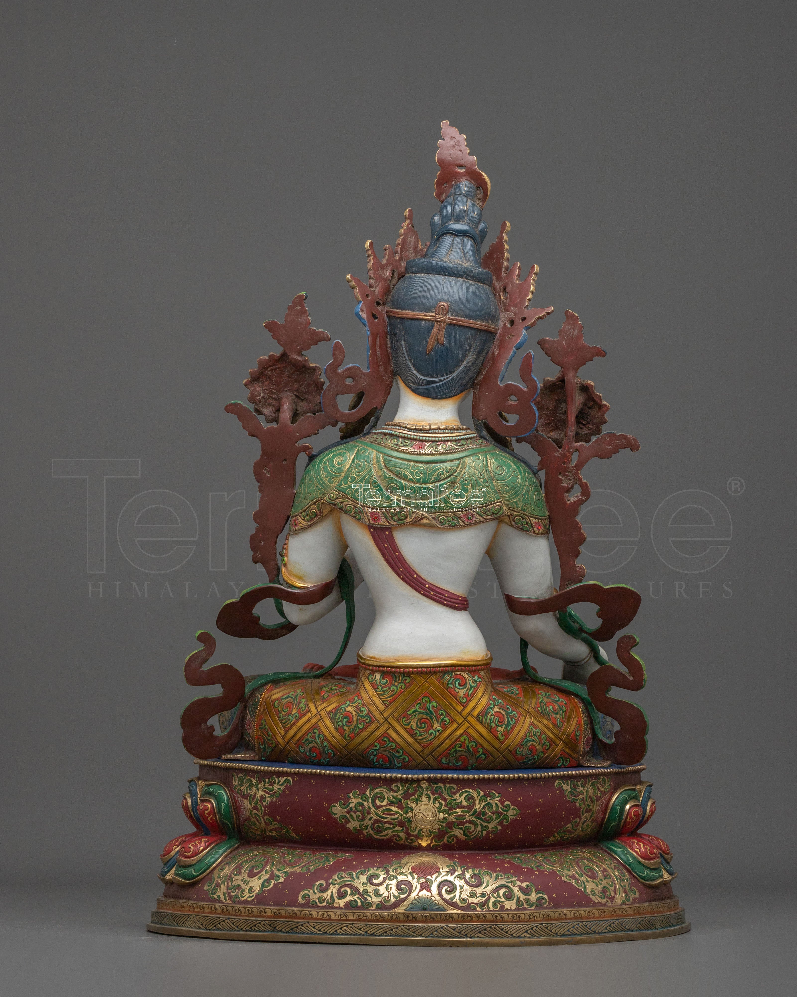 White Tara Compassion Goddess Sculpture | Buddhist Decor