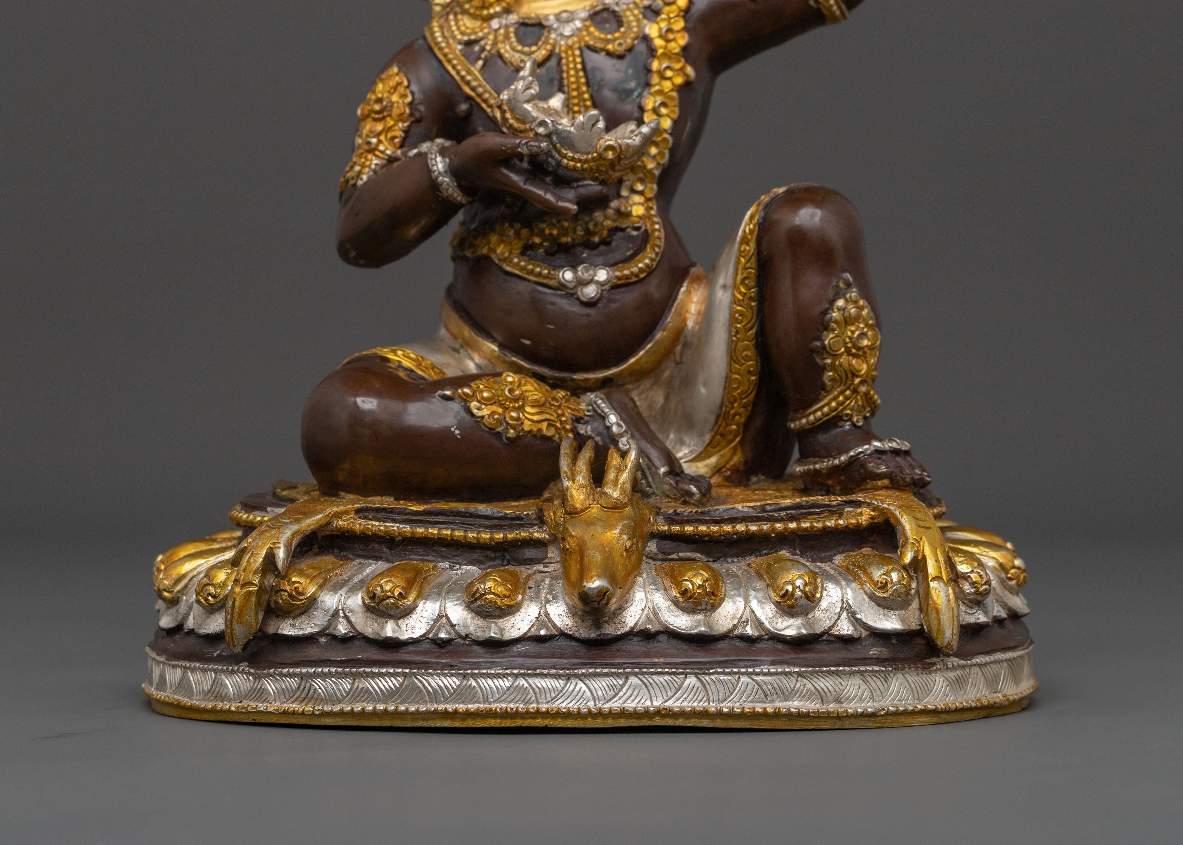Tibetan Virupa Meditation Statue | Home Decor