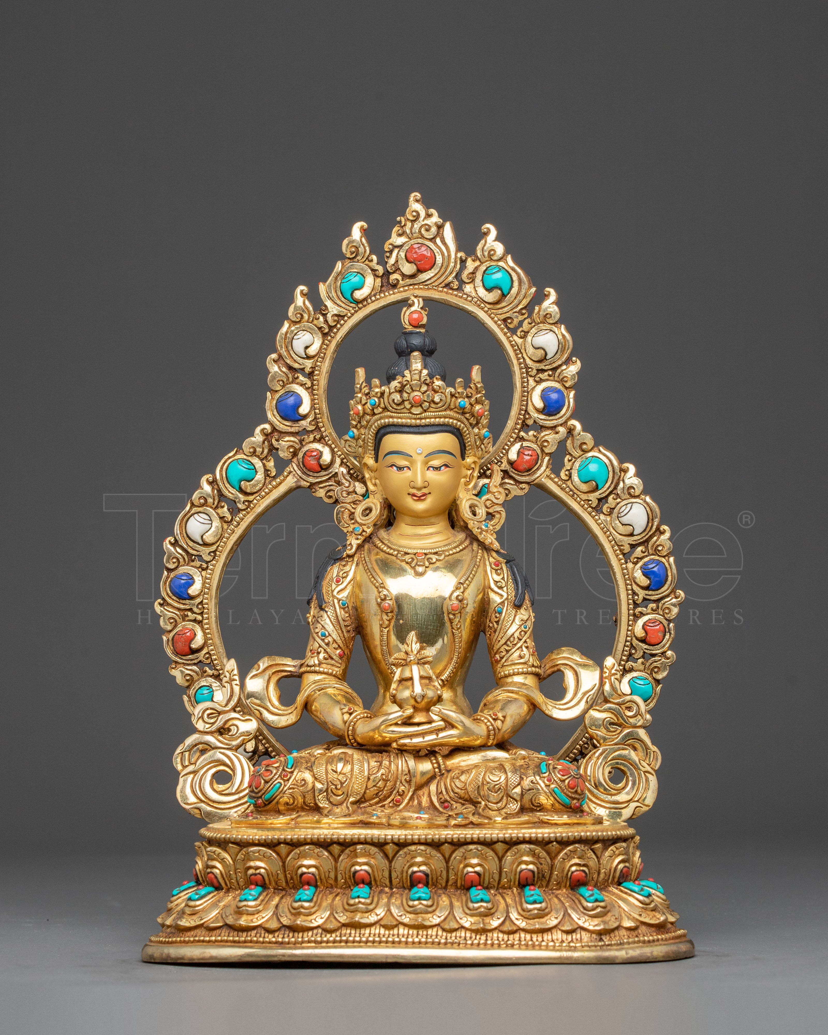Handmade Amitayus Sacred Statue for Altar