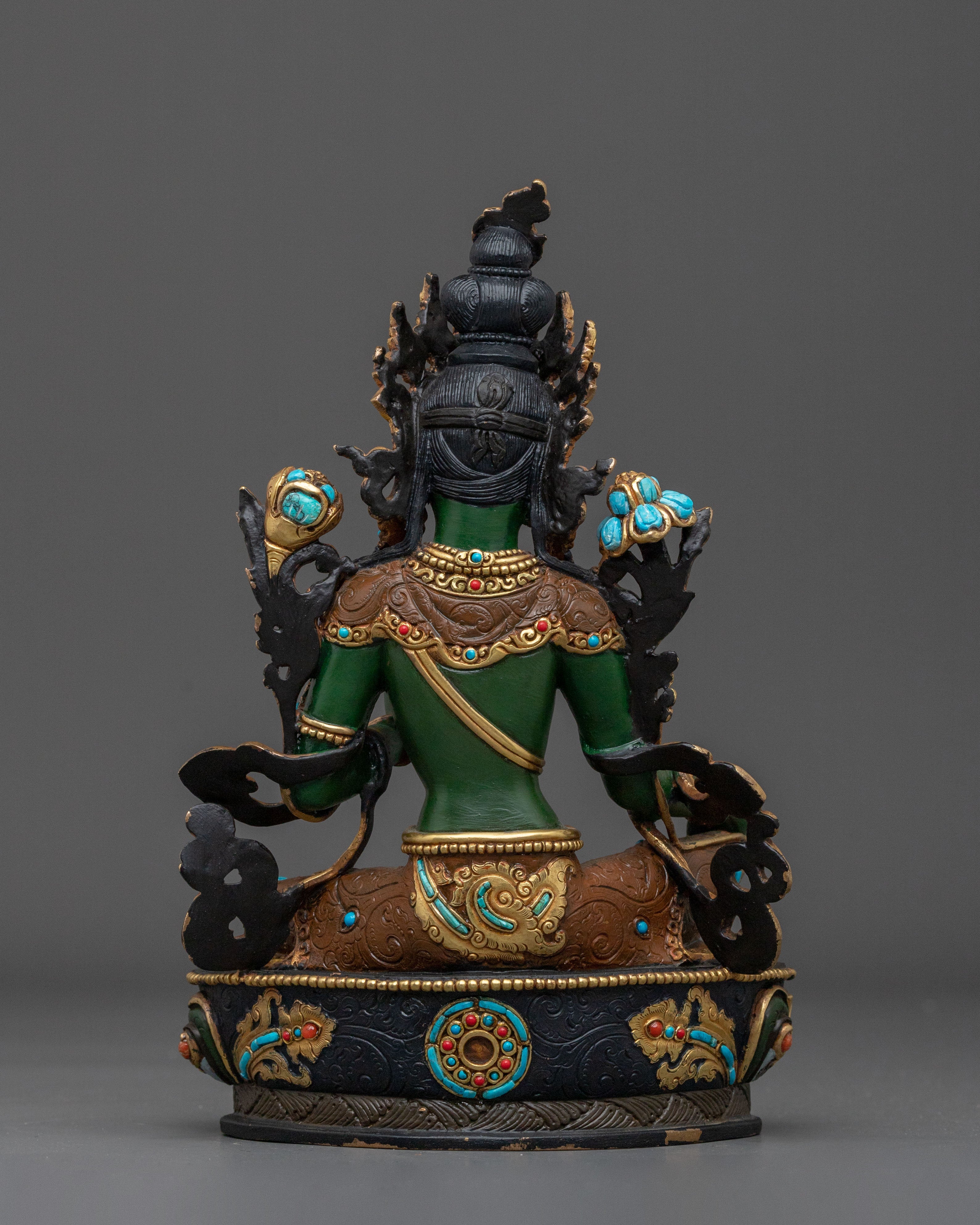 Tibetan Goddess Green Tara Statue | Home Decor